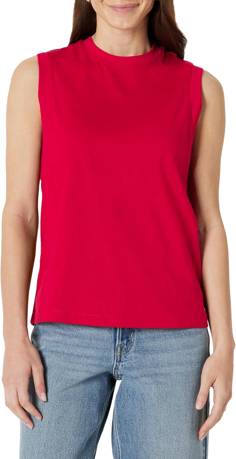 Amazon Essentials (Demi's Pick) Women's Relaxed-Fit Cotton Muscle Tee