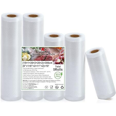 Sac Sous Vide 3 Rouleaux 28x500cm, Sac Sous Vide Alimentaire Pour