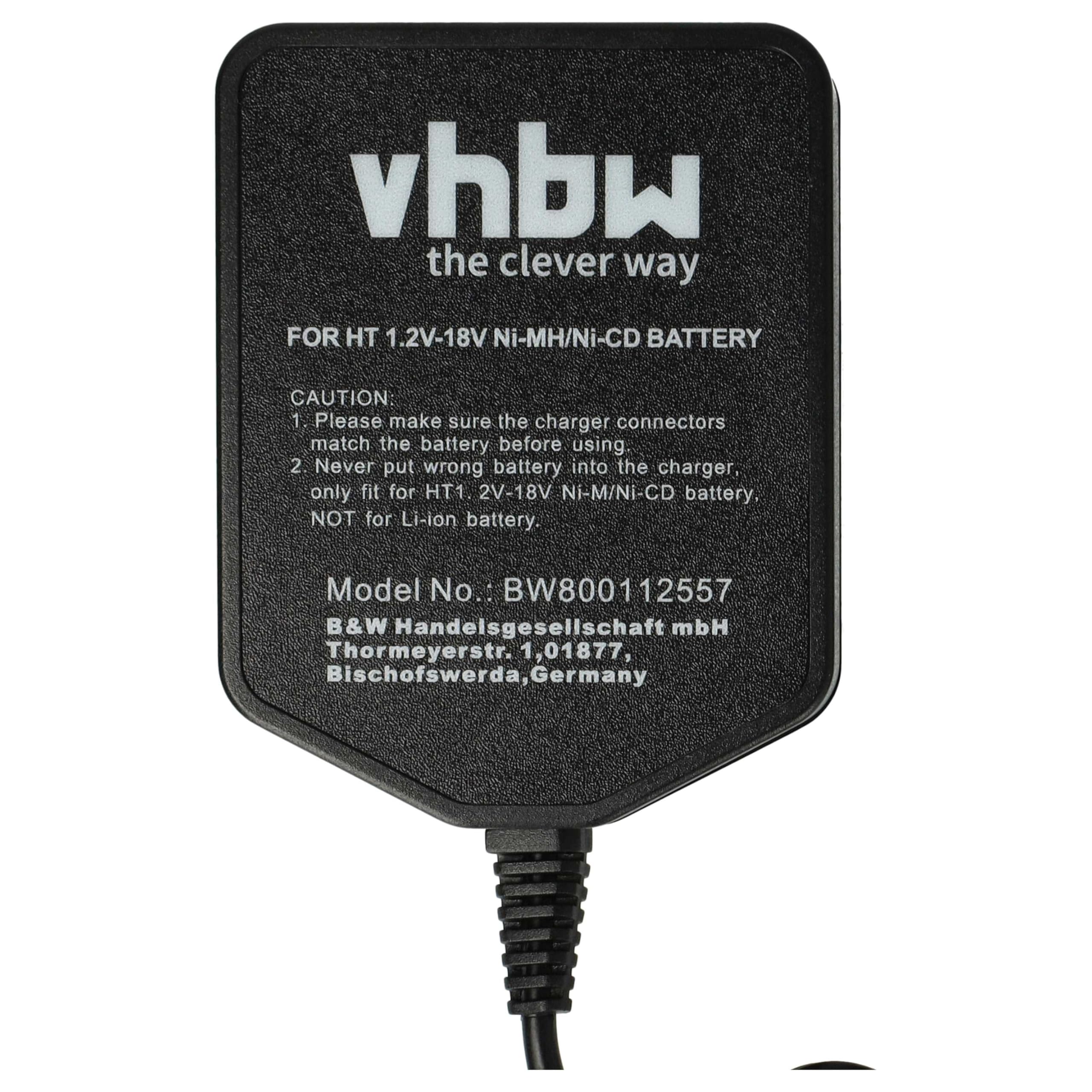 vhbw Cargador Compatible con Hitachi 325292, B3, BCL 1415, BCL 1430, EB12, EB1212S, EB1214L, EB1214S, EB1220BL, EB1220HL Herramientas (1,2V - 18V)