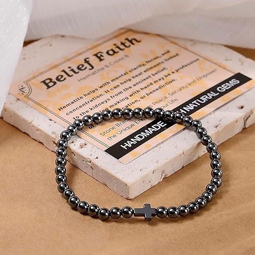 Vista 710 de MASSIVE BEADS Pulsera elástica de yoga hecha a mano con piedra natural, cristal curativo, energía, regalos para adultos unisex de 0.157 in, 0.236
