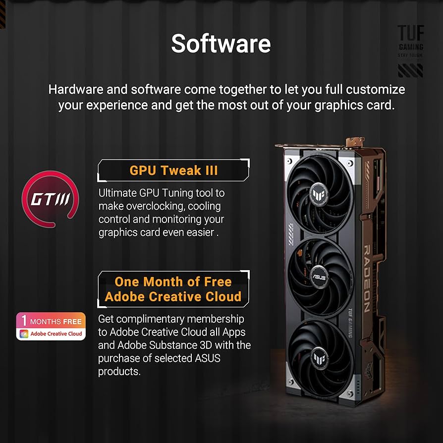 ASUS RX9070 OC TUF GAMING 新品未開封！！ ASUS TUF Gaming GeForce RTX® 4090 OC Edition 24GB GDDR6X