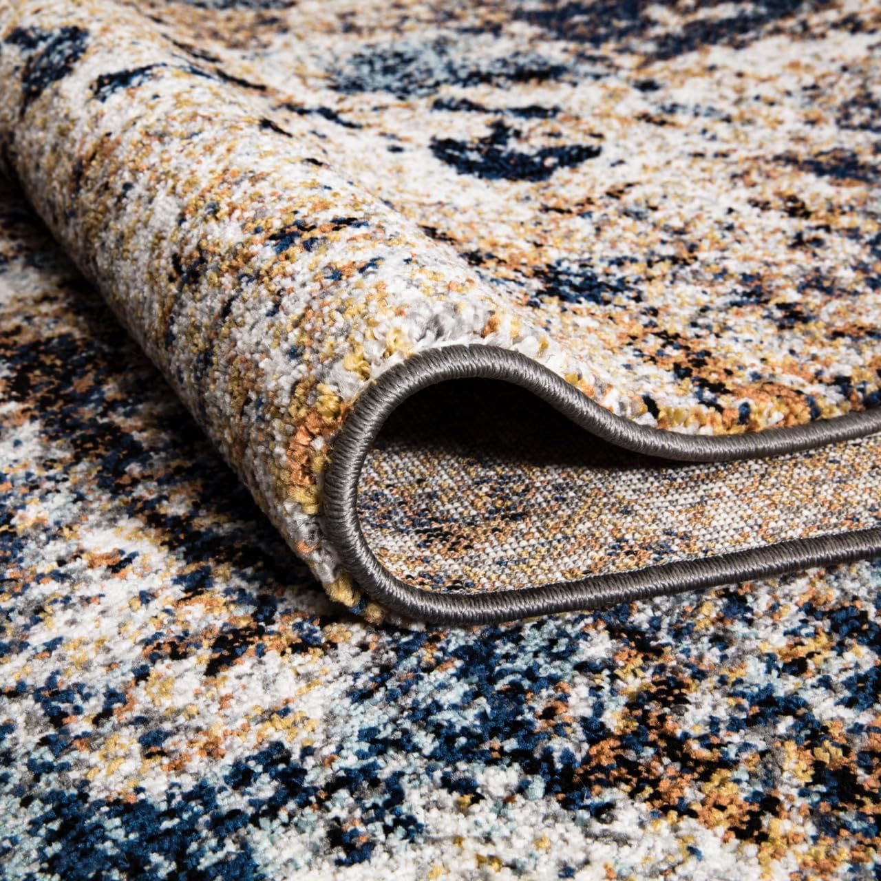 Keen Home Design Runner Rugs - 32"x168" Non-Shedding, Thick Pile Abstract Rugs for Kitchen, Living Room, Bedroom, Dining Room, Entryway - Size: 2'8" x 14', Skies Multi