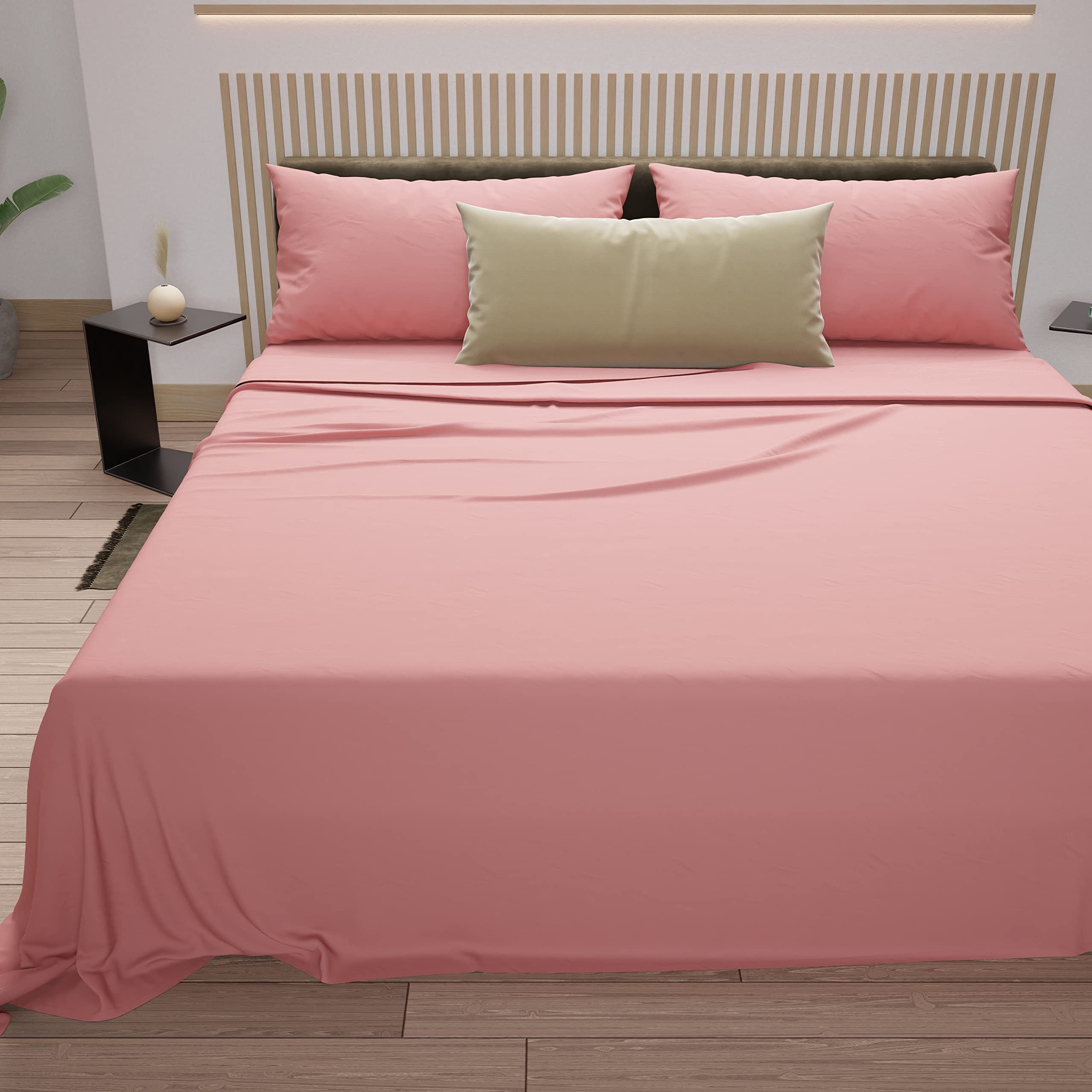 PETTI Artigiani Italiani, Double Bed Linen Cotton, Double Bed Set, Queen Size Bed Set, Fitted Bottom Sheets with Corners