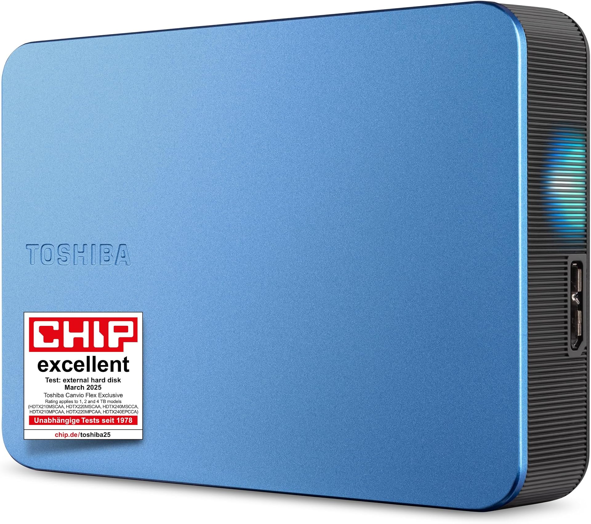 Toshiba Canvio Flex 4TB – Portable 2.5’’ External Hard Drive (HDD) for Mac