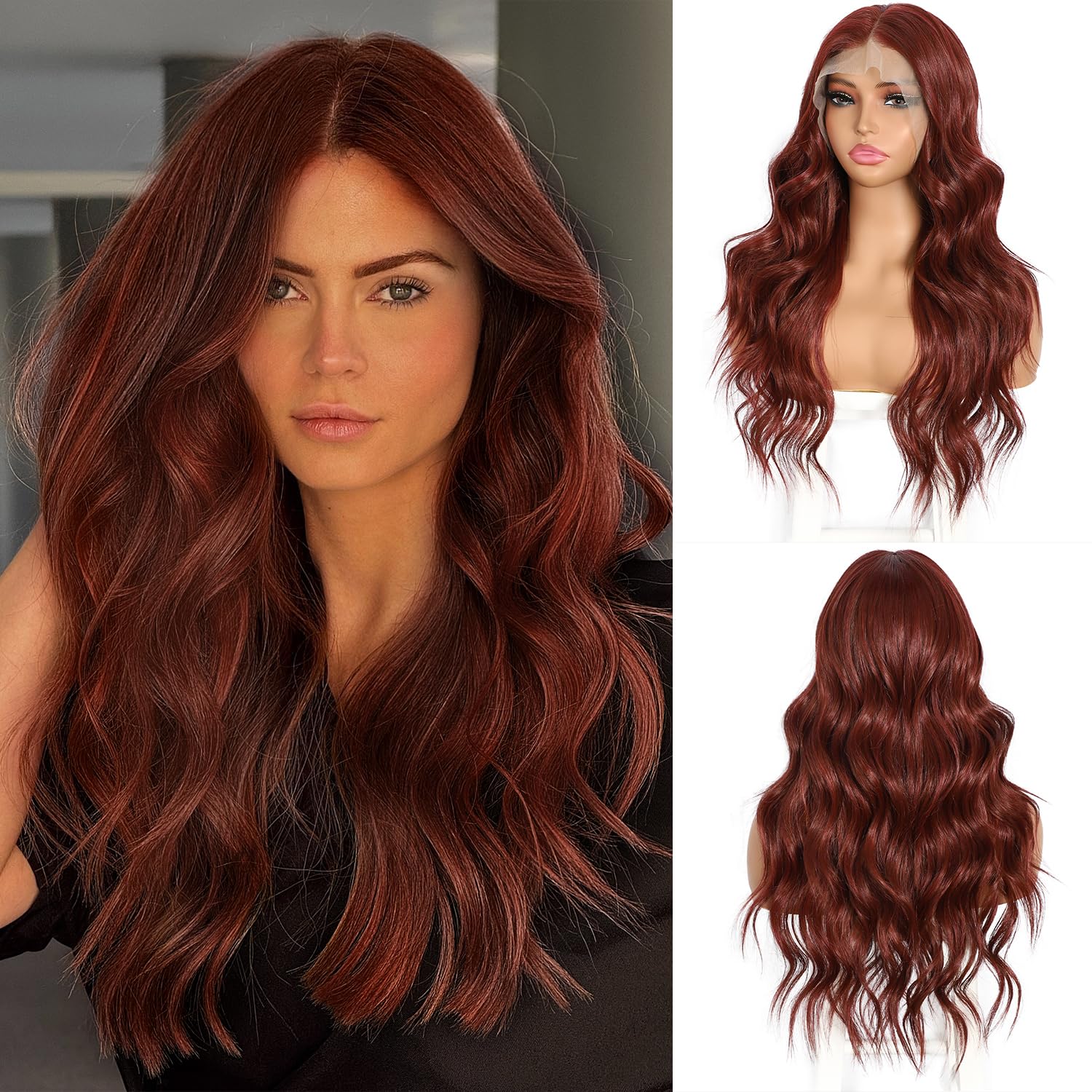 SOMIARIK Synthetic Lace Front Wig