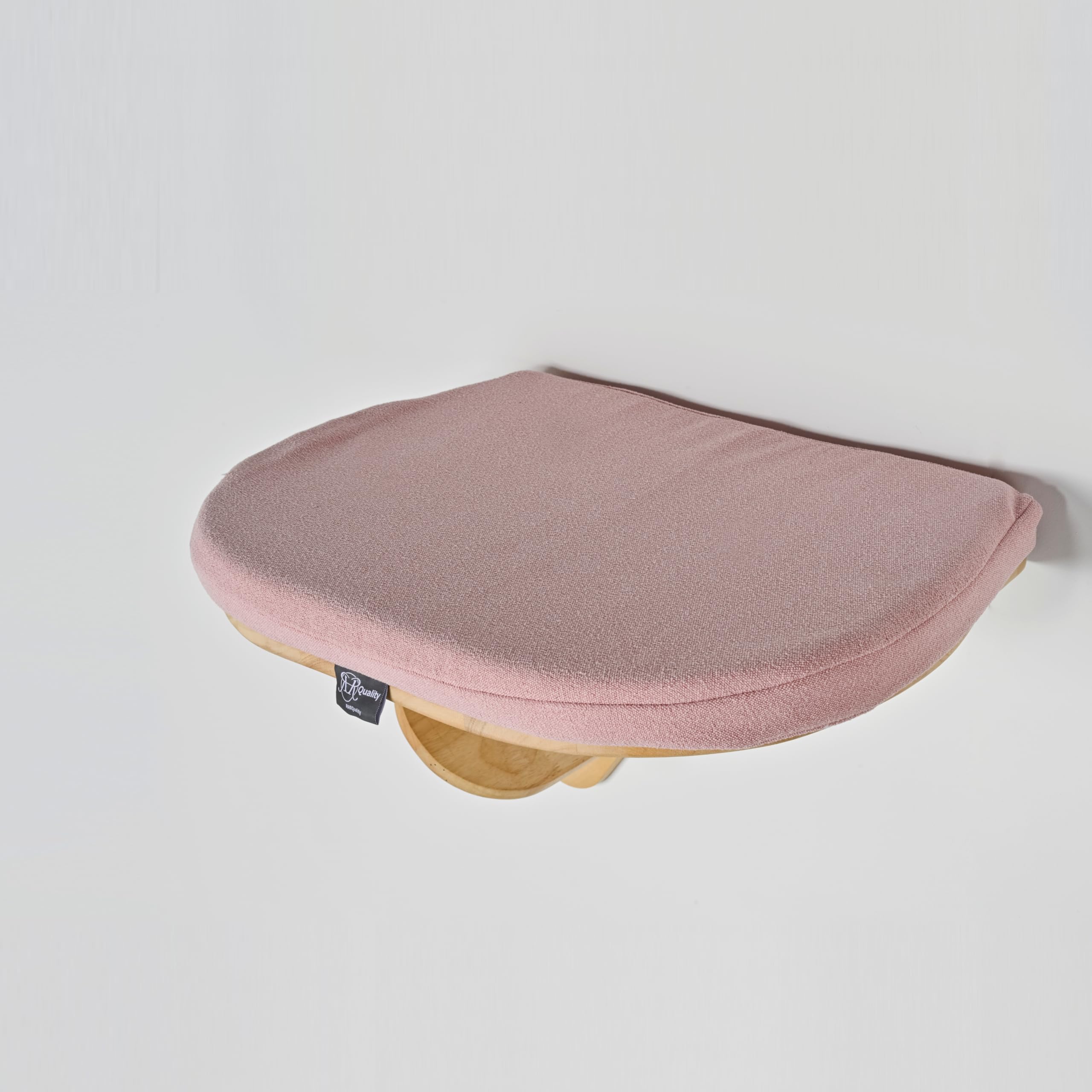 RHRQuality Wandmeubel Klimmuur Kat – Luxe Kattenbed 50 cm – Draagkracht tot 20KG – Voor Grote Katten – Met Verwijderbaar Kussen – Roze — image 1