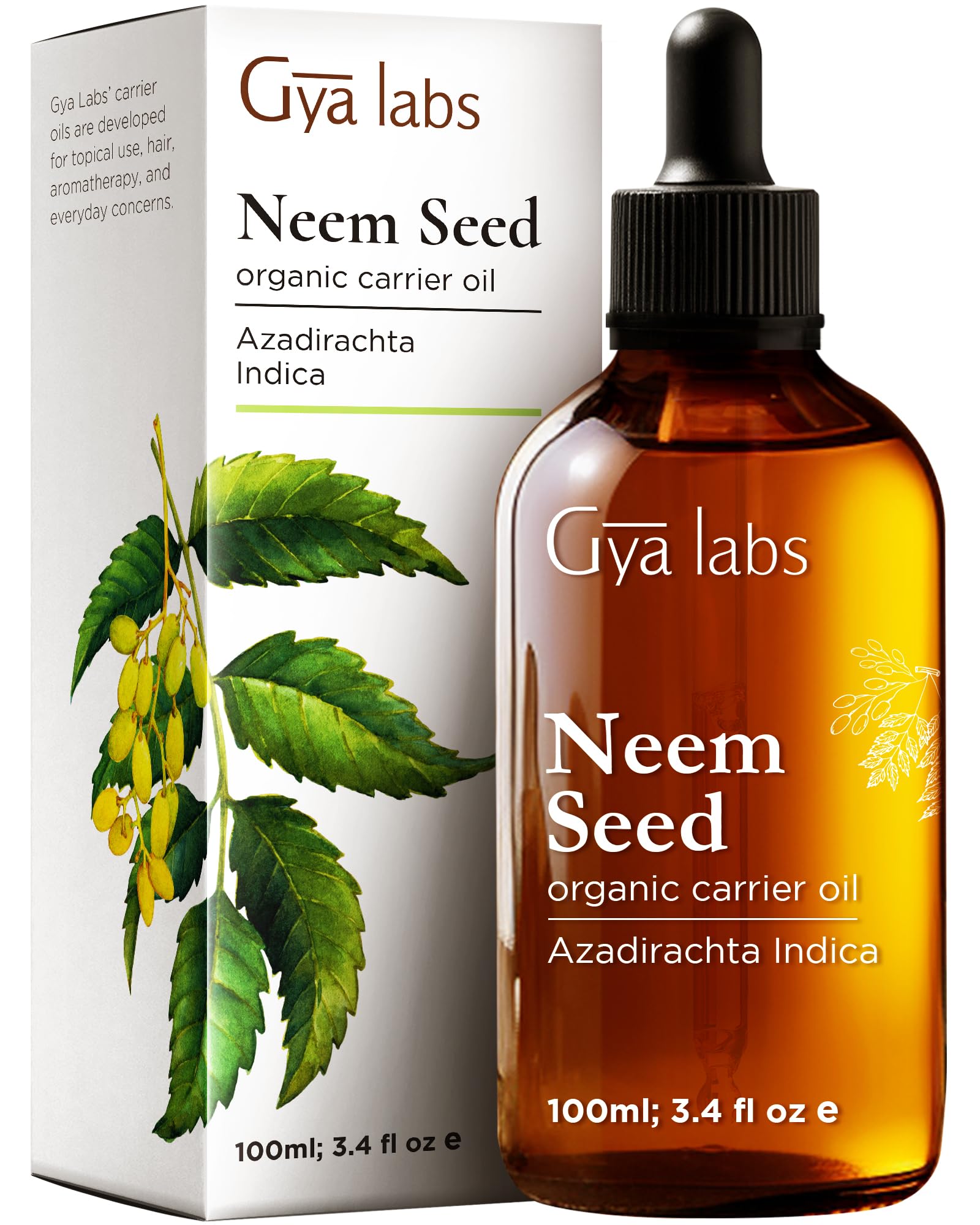 Organic Neem Seed Carrier Oil (100ml) - Soothing & Nourishing