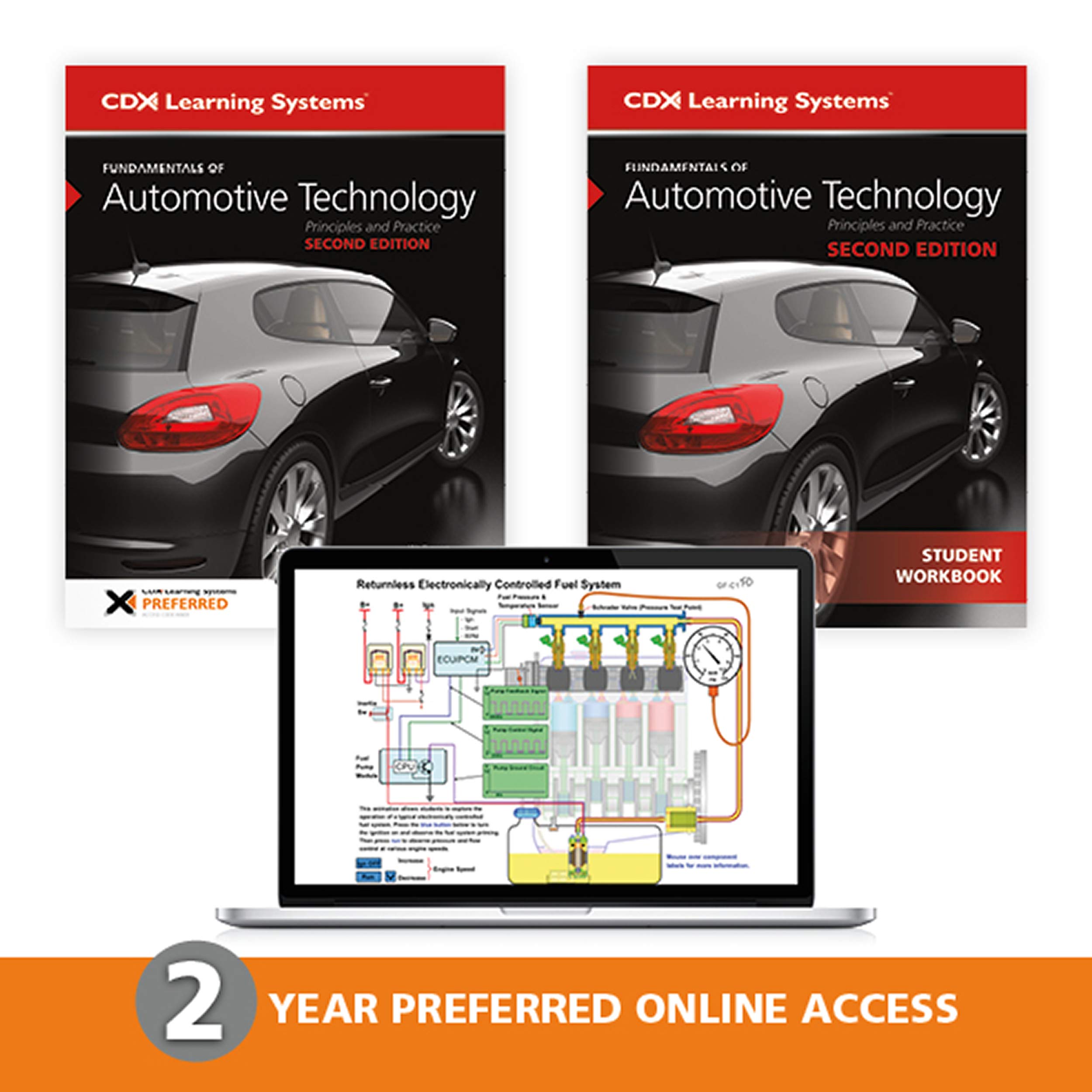 Fundamentals of Automotive Technology, Second Edition, Student Workbook, AND 2 Year Online Access to Fundamentals of Automotive Technology ONLINE: .
