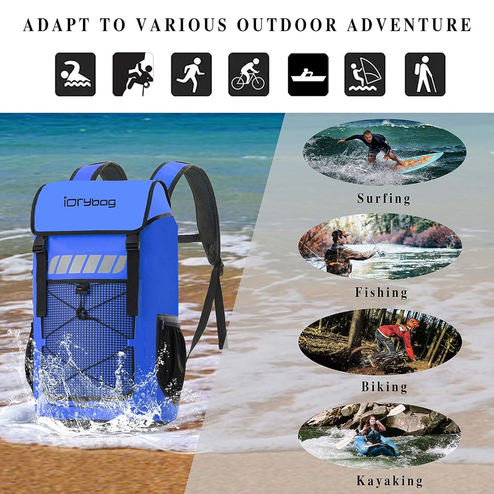 Sac à Dos Étanche IDRYBAG 25L/45L - Kayak, Randonnée, Activités Nautiques