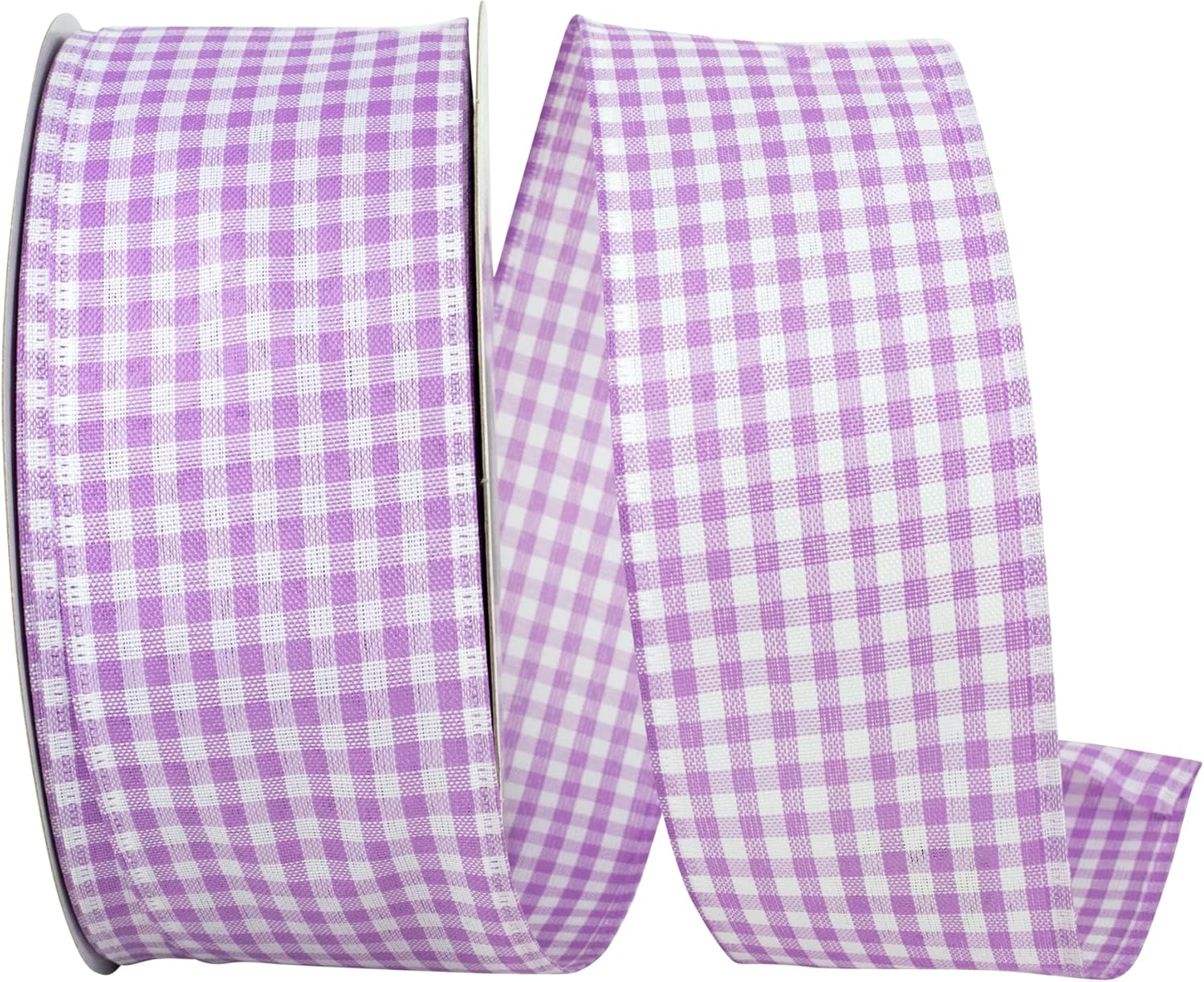 Reliant Ribbon 90052W-065-40K Great Gingham 3 Value Wired Edge Ribbon, 2-1/2 Inch X 50 Yards, Red
