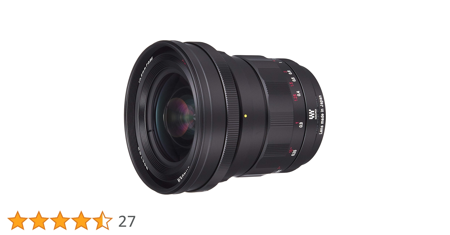 Amazon.co.jp: VoightLander 単焦点レンズ NOKTON 10.5mm F0.95