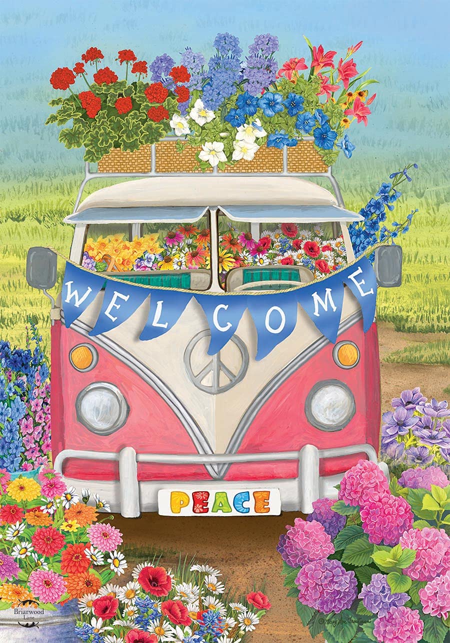 Peace Van フローラルハウスフラッグ 普段使いのインスピ Peace Van フローラルハウスフラッグ 普段使いのインスピ