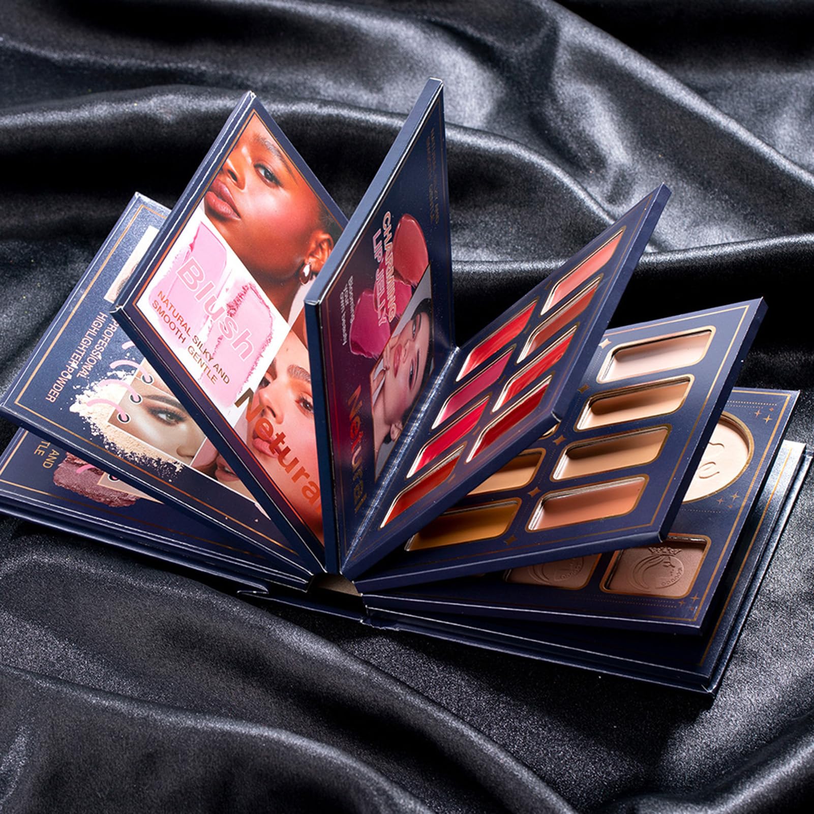 Palette di Ombretti,Colore Per Labbra In Polvere Matte Shimmer A Lunga Durata,Illuminante Ombretti - Ideale per Viso Occhi Labbra Compleanno Feste San Matrimonio Appuntamenti Viaggio e