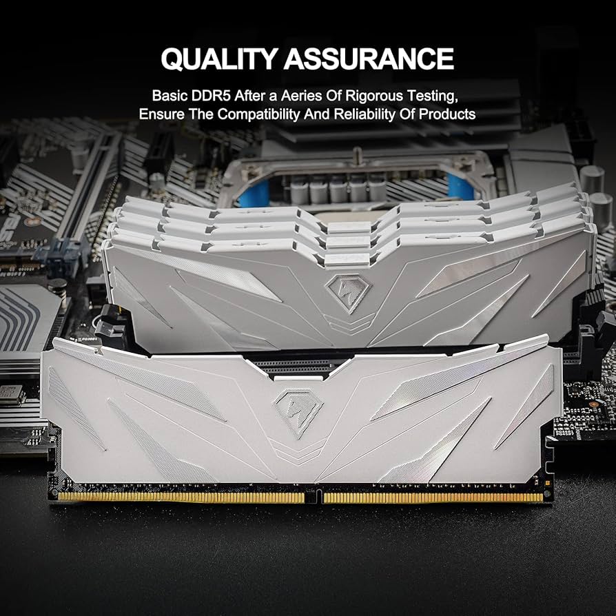 Netac DDR5 32GB (2x16GB) 4800MHz C40 1.1V Desktop Memory at