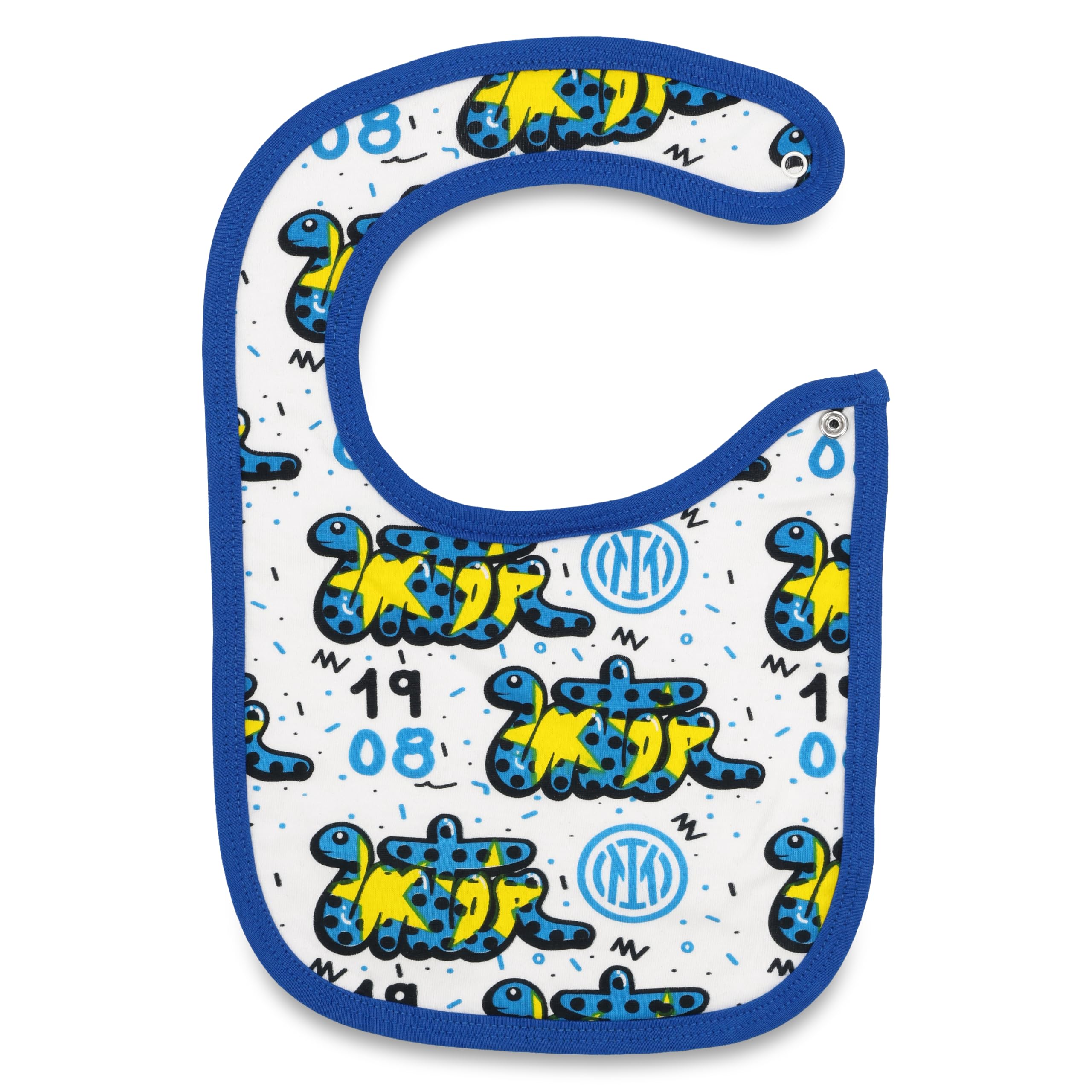 Inter - Set Bavaglini Baby Snake Neonato