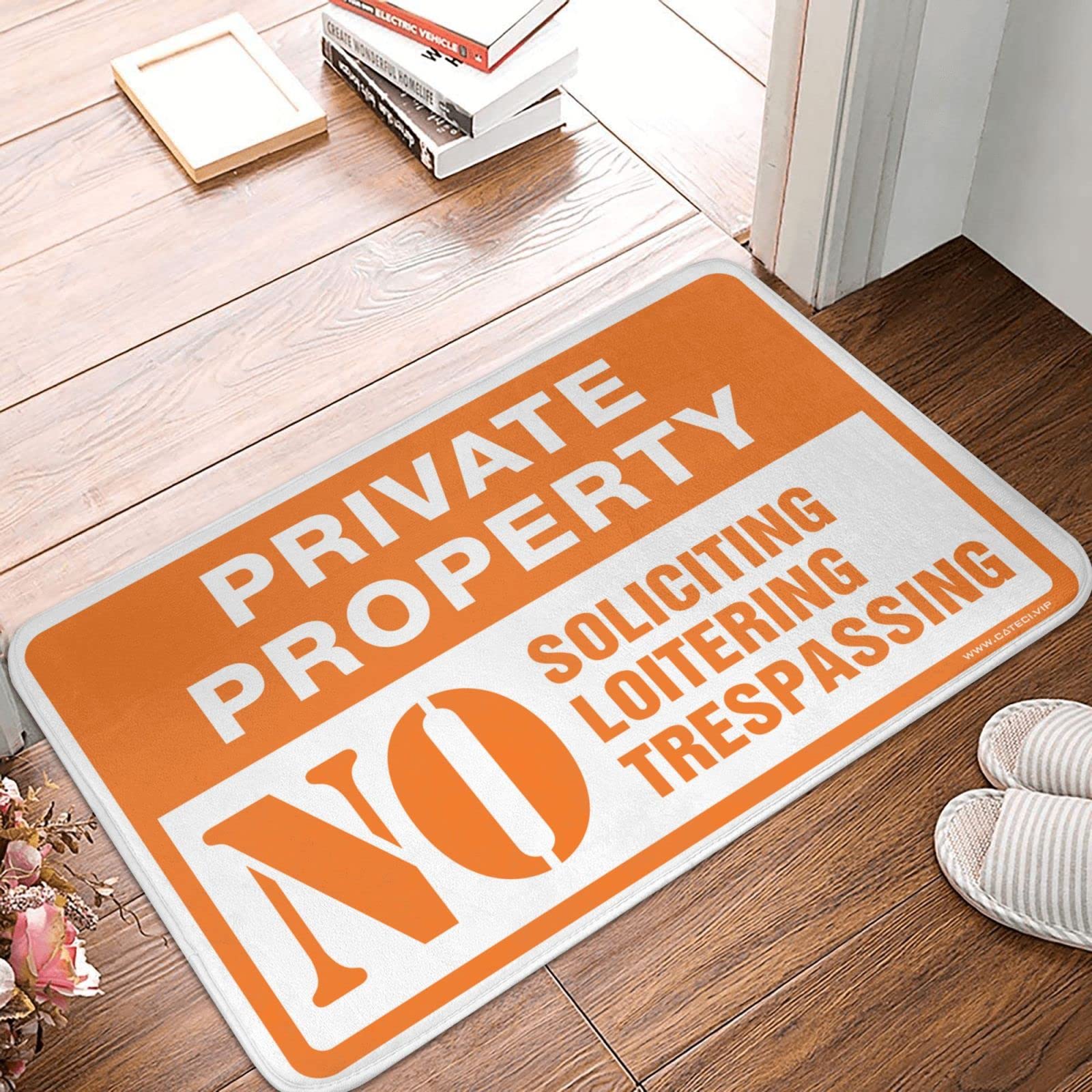 Panneau Private Property de porte pour préserver le calme de votre entrée