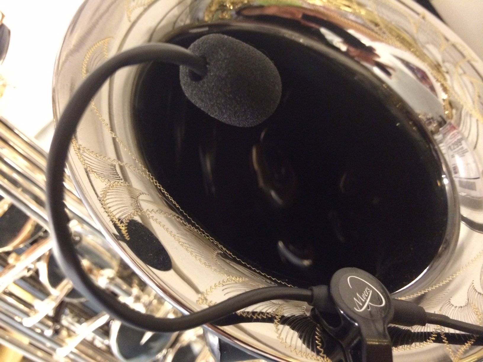 Myers Pickups The Feather Tenor Sax Pickup with Flexible Micro-Gooseneck