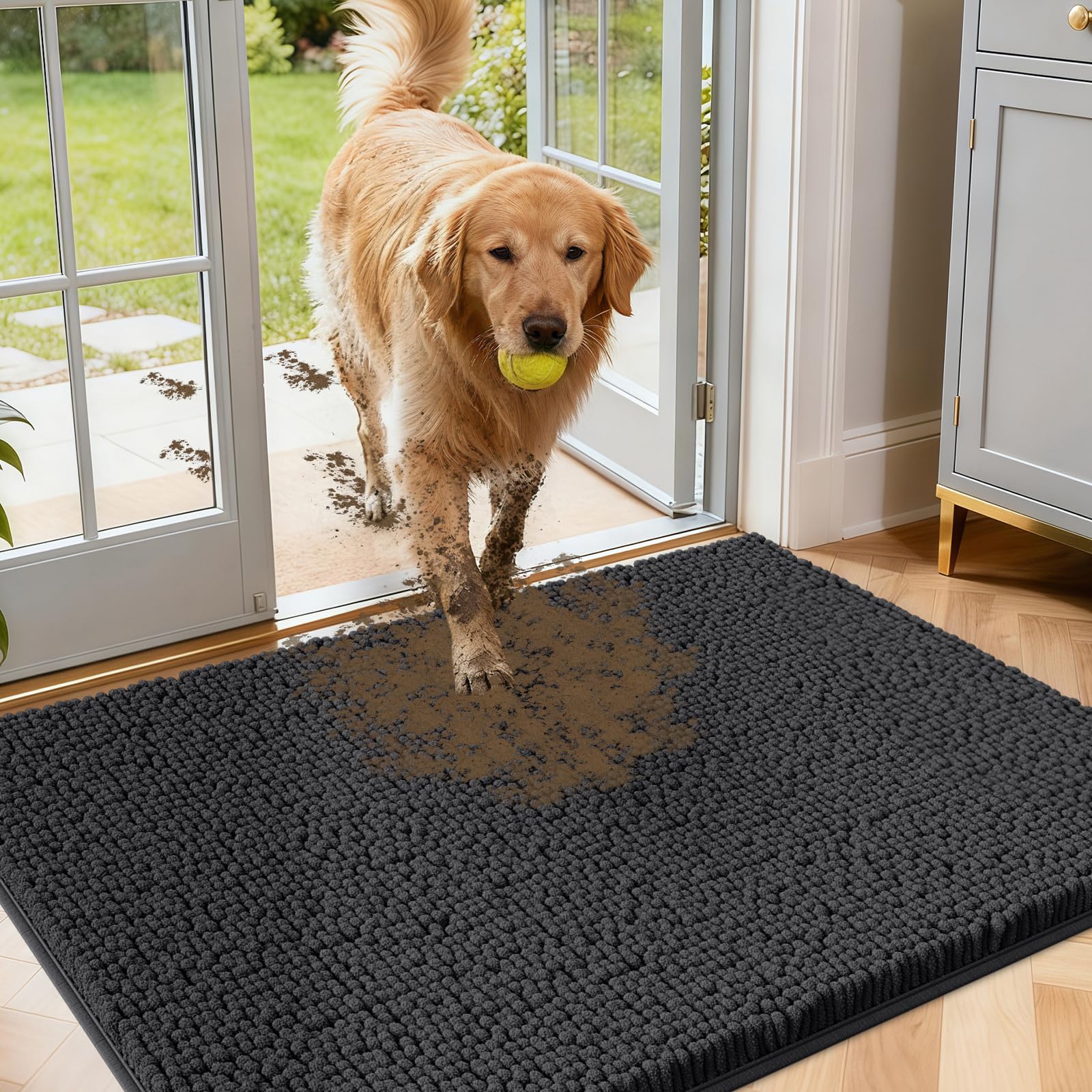 IM HOME Dog Door Mat