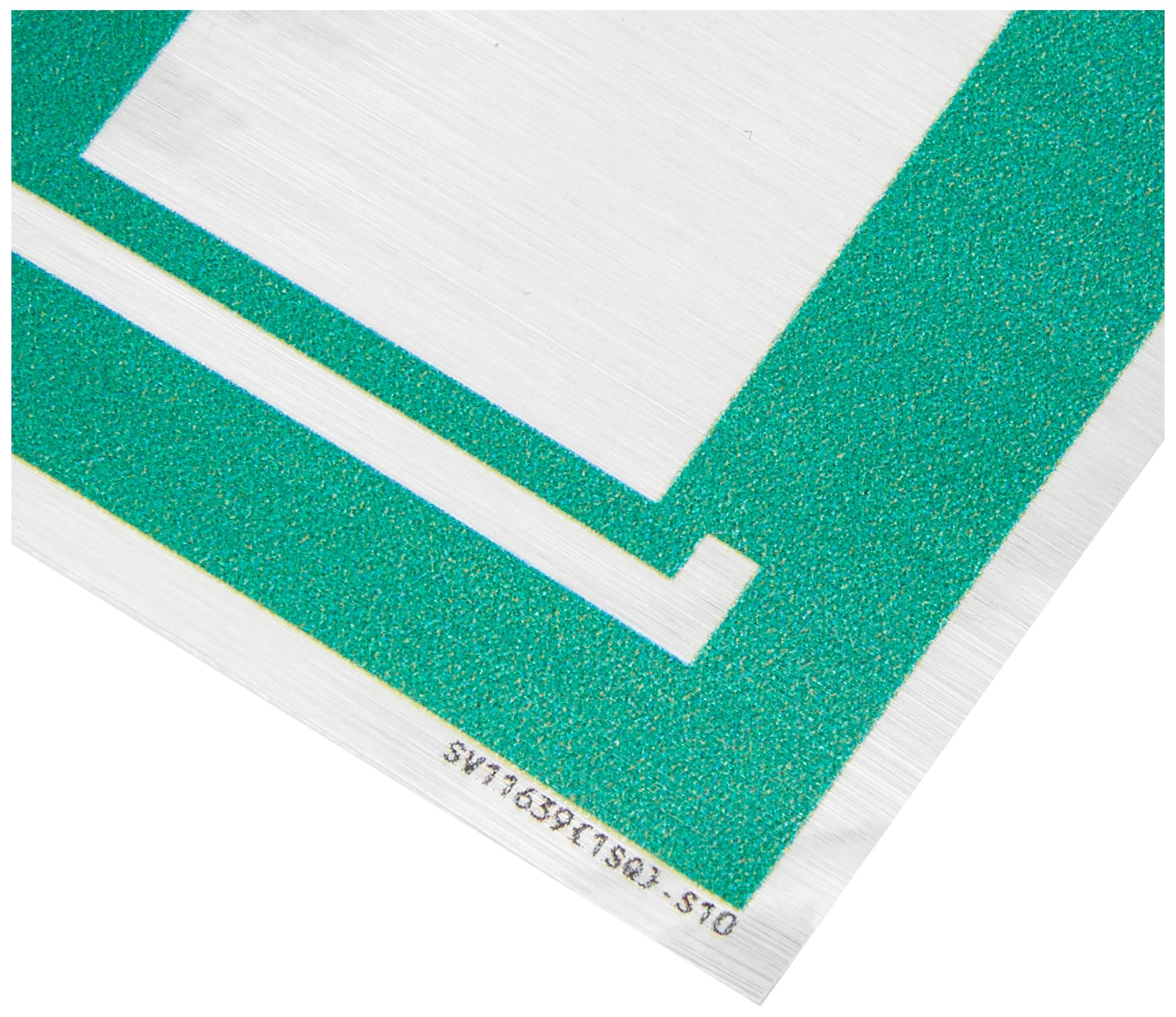 Viking Signs E034 safe condition door slides left to open Sign - 100x100mm - S10, Green/White - Image 3