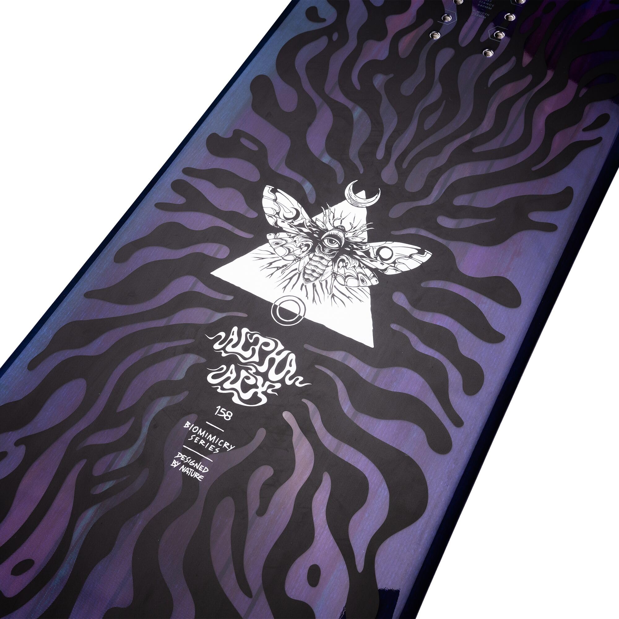 Nidecker Alpha APX Snowboard – Tavola All-Mountain aggiornata con materiali di alta qualità e sensazione fluttuante