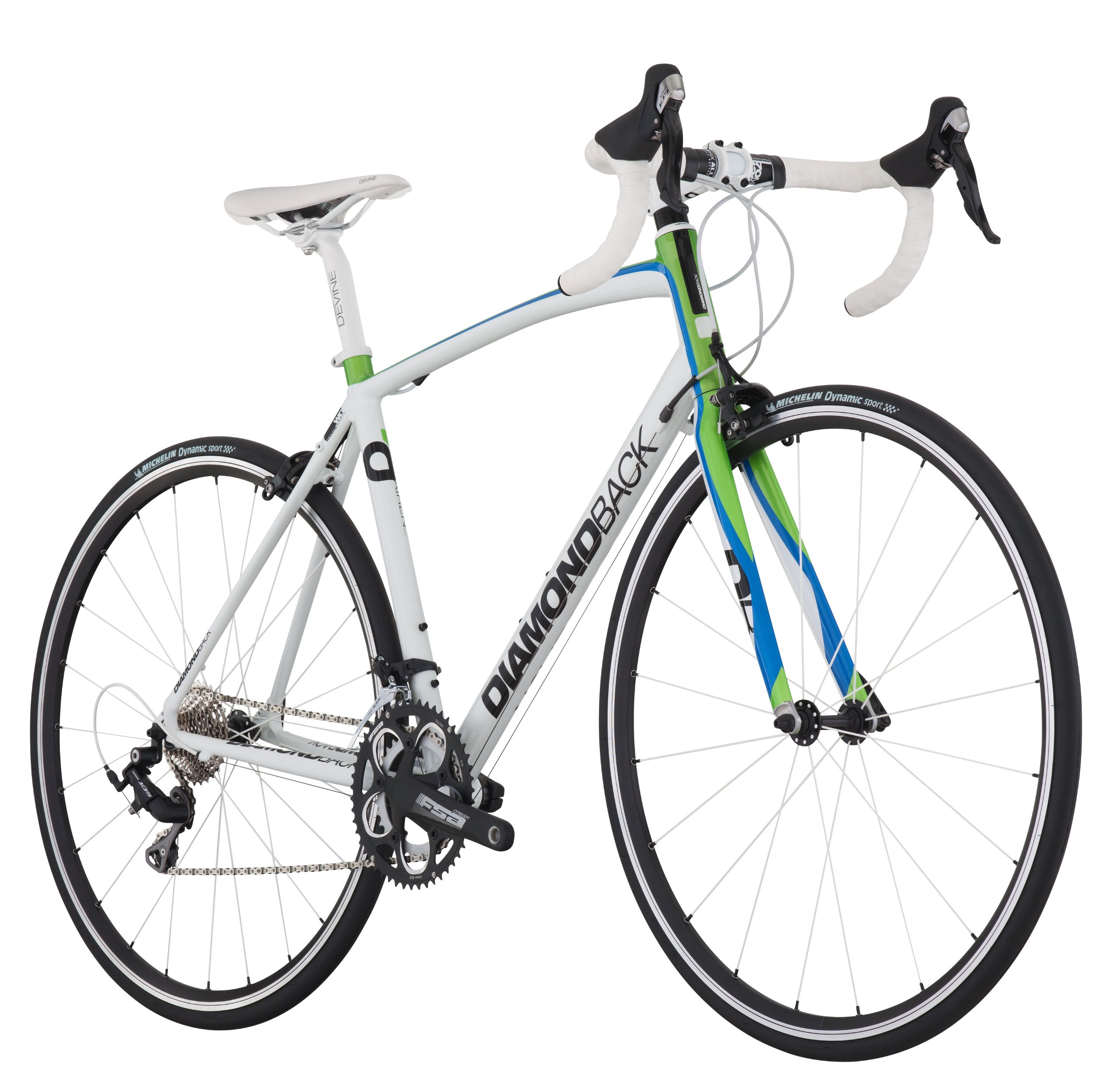 Diamondback Bicycles 2014 Airen 2 Women's Road Bike (700cm Wheels), 52cm, Green Sporting Goods