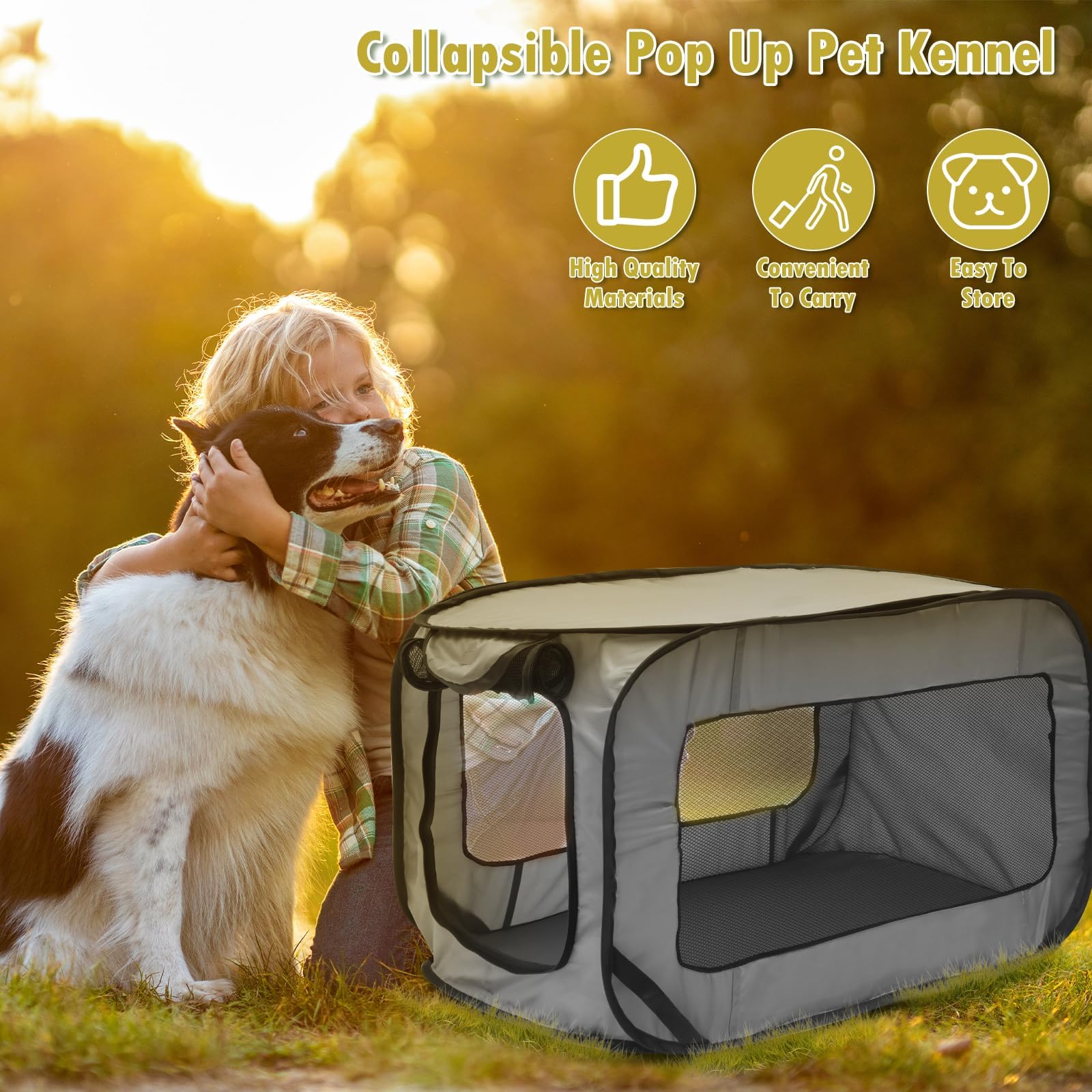 für Mitsubishi ASX Hundebox Faltbar Pop Up
