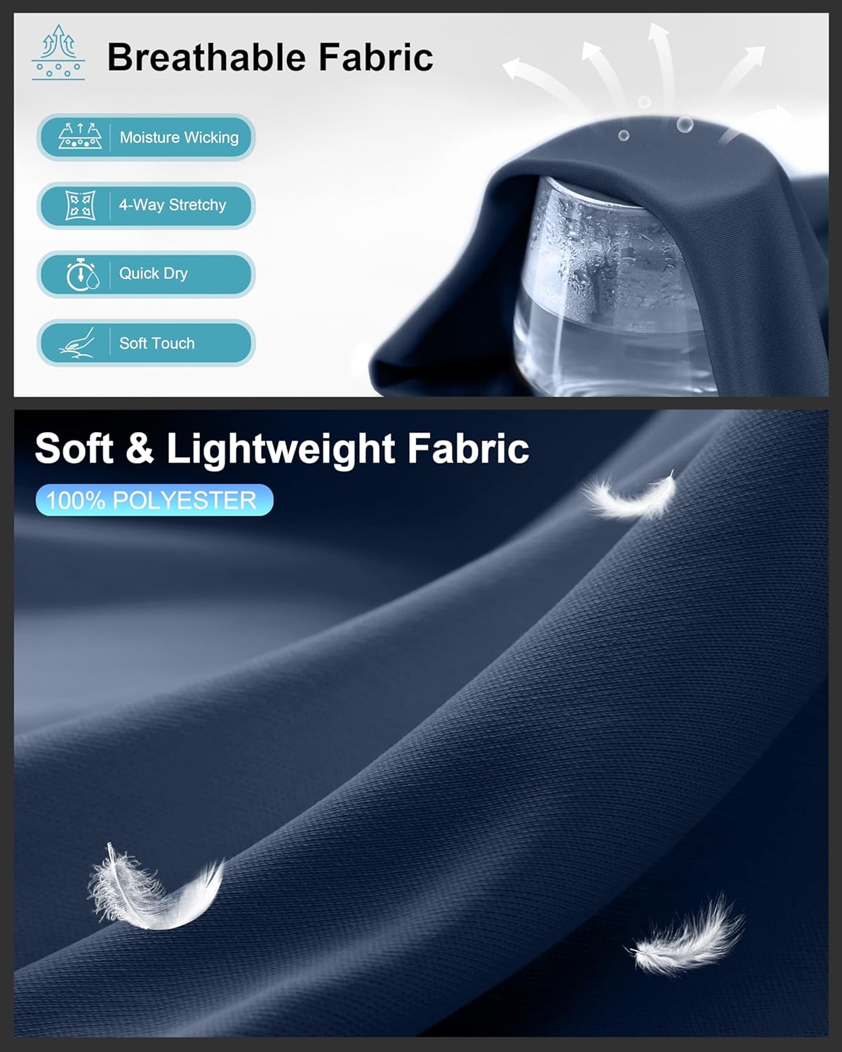 G Gradual Men's Workout Shirts Quick Dry Athletic Running T-Shirts Lightweight Moisture Wicking Short Sleeve Sports Gym Tops - Image 5