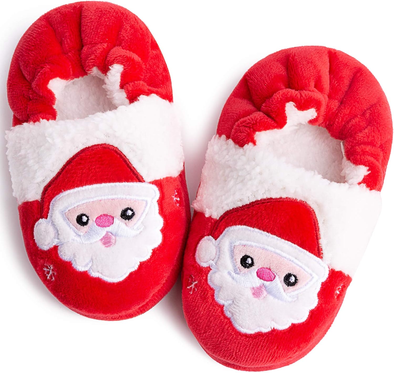 eccbox Toddler Boys Girls Cute Slippers Unicorn Fluffy Fuzzy Winter Warm Slippers Cartoon Animal Plush Indoor House Slip-on Shoes - Image 5