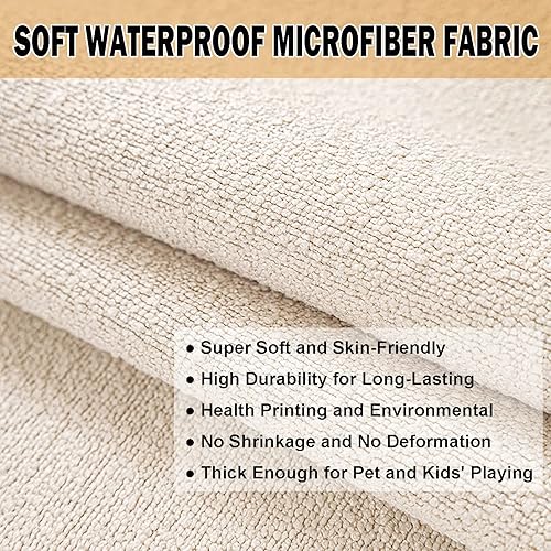 Miniatura 4 de Funda para sofá, fundas gruesas y suaves para sofá seccional, en forma de L, antideslizante, protector de muebles para perros, gatos, mascotas y