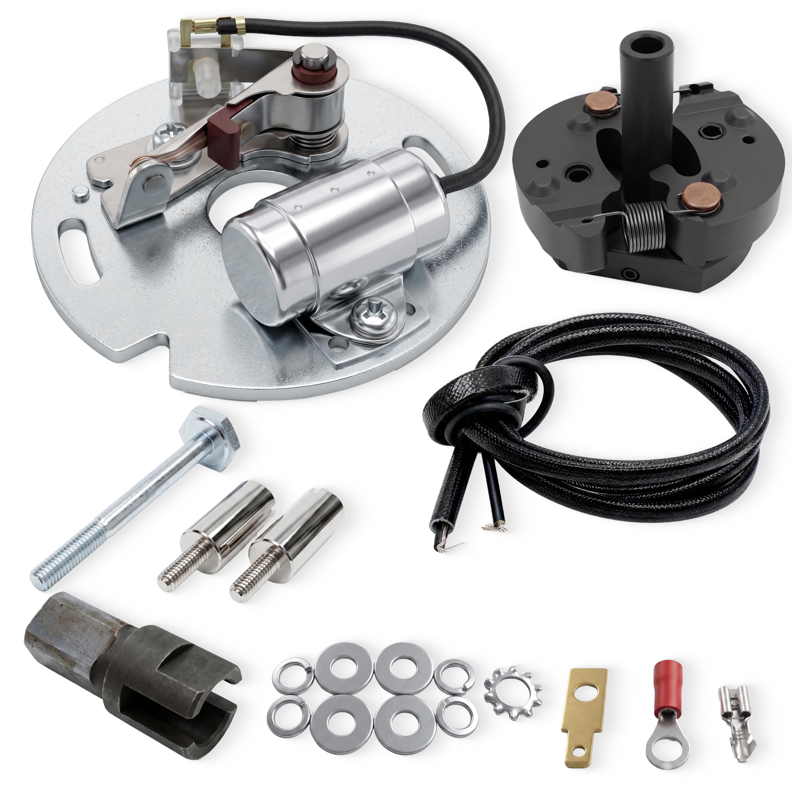 Points Conversion Advance Kit w/Condenser for Harley Replaces HD# 32515-85T