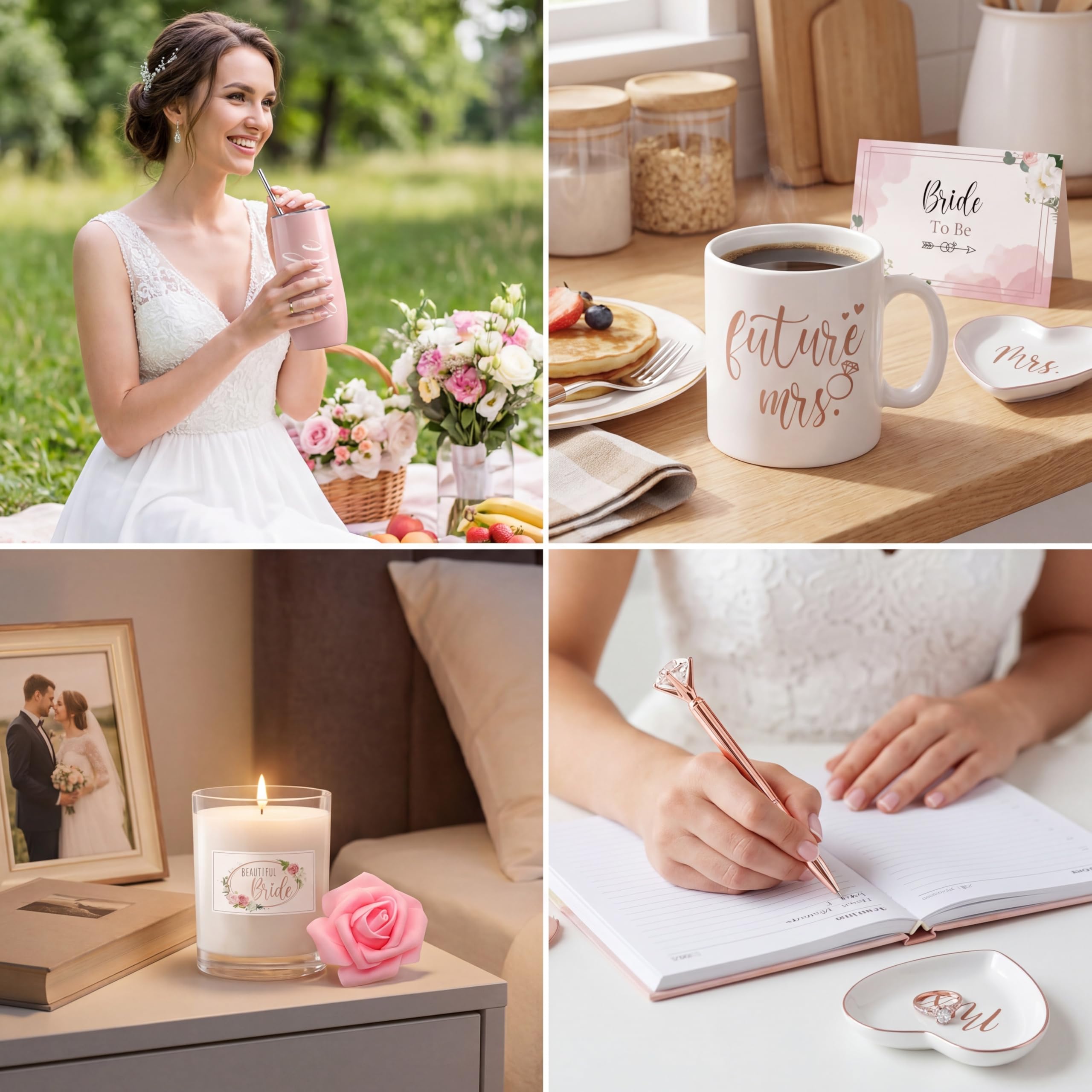 Amazon.com | Nuenen 8 Pieces Bride To Be Gift Box Bridal 