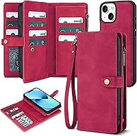 Vista 38 de TwoHead Funda tipo cartera para iPhone 12 Pro Max con tarjetero, funda magnética desmontable para teléfono 12 Pro Max, piel sintética, a prueba