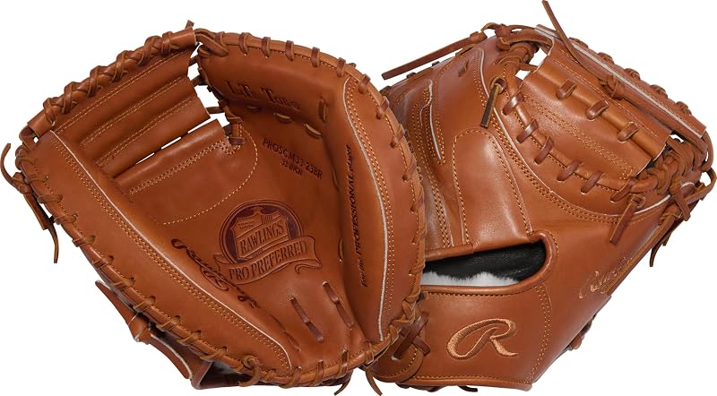 Manoplas de béisbol preferidas profesionales | Guante de primera base y guante de receptor