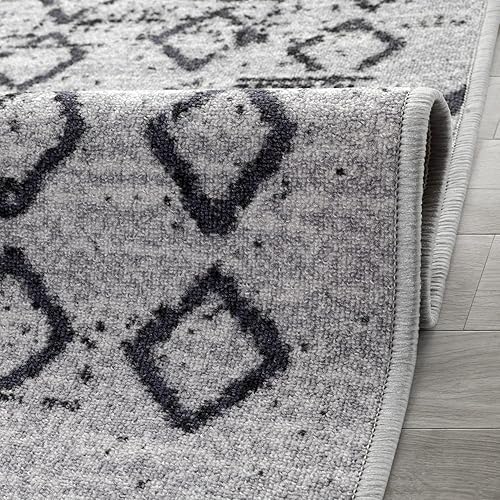 Miniatura 166 de Antep Rugs - Alfombras antideslizantes de 3 x 5 pies (antideslizante) con parte trasera de goma, de estilo antiguo, bohemio, marroquí y con pelo