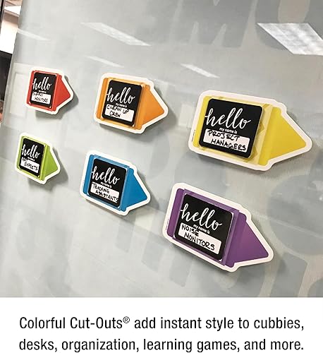 Vista 123 de Carson Dellosa - 150 letras recortadas de 4 pulgadas en blanco, decoración del alfabeto en mayúscula y minúscula para tablón de anuncios, tablero