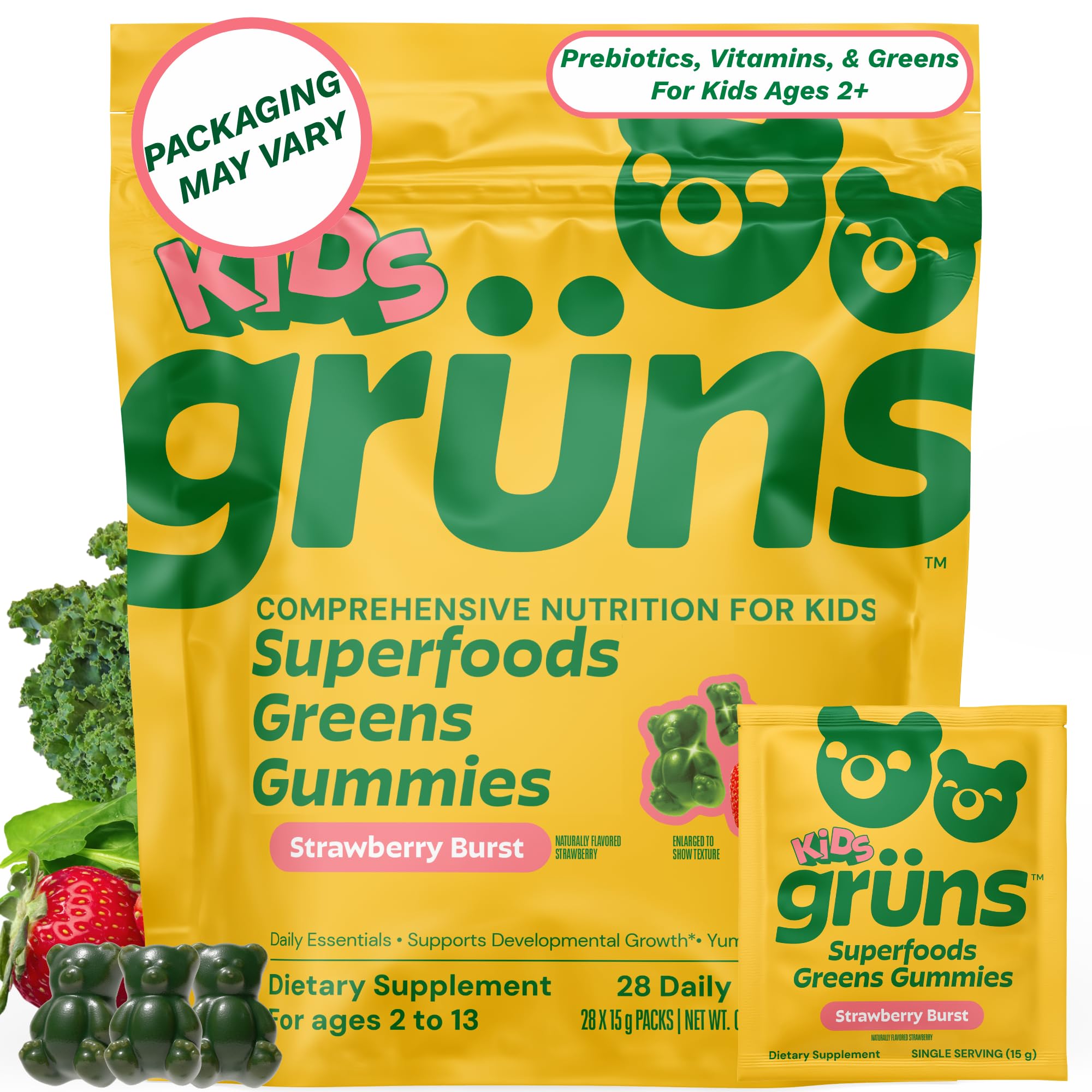 Gruns Kids Multivitamin Kids Greens Gummies