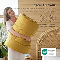 Vista 99 de Bedsure - Edredón de color liso