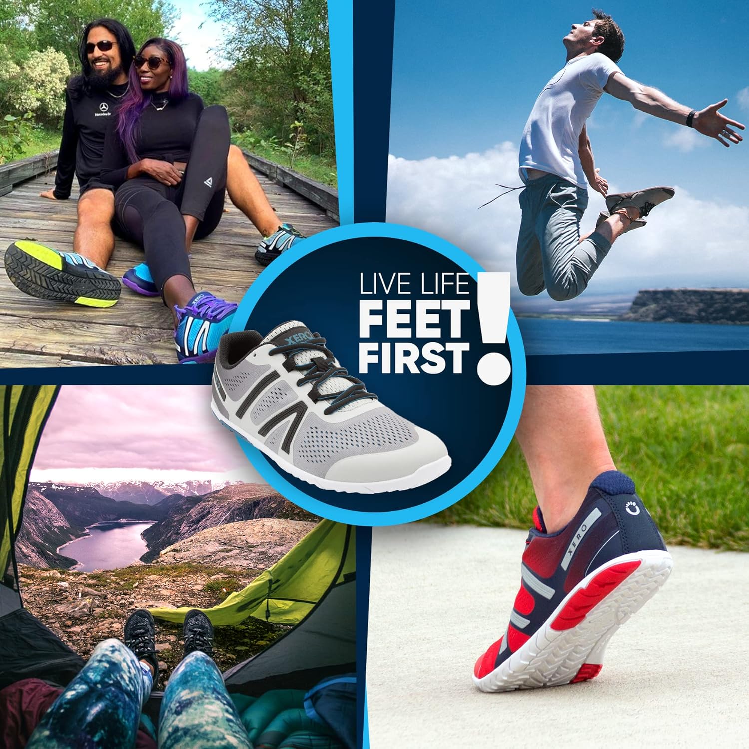 Xero Shoes Men's HFS, Dawn Gray, 13 Amazon.co.uk Fashion