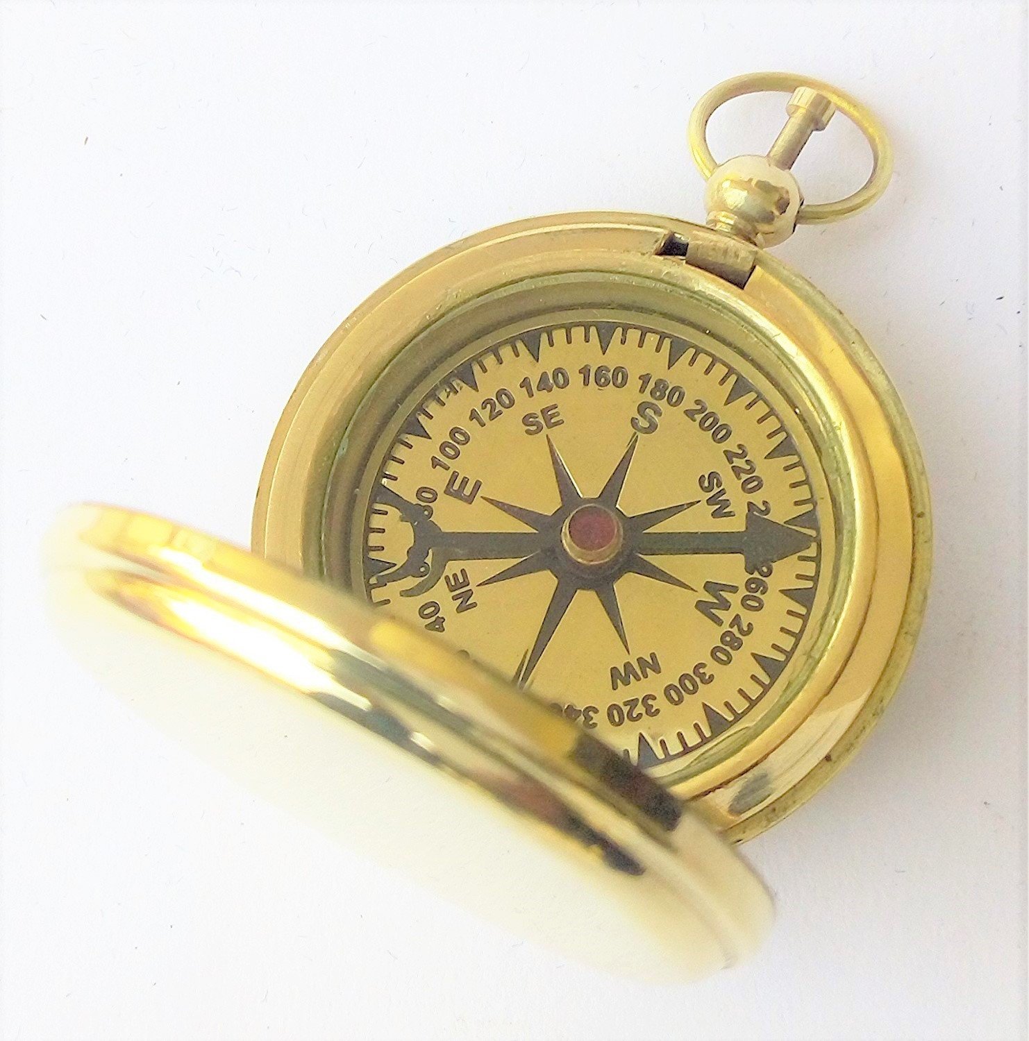 Boussole en laiton 5,1 cm Devyom Royal de poche pour randonnée