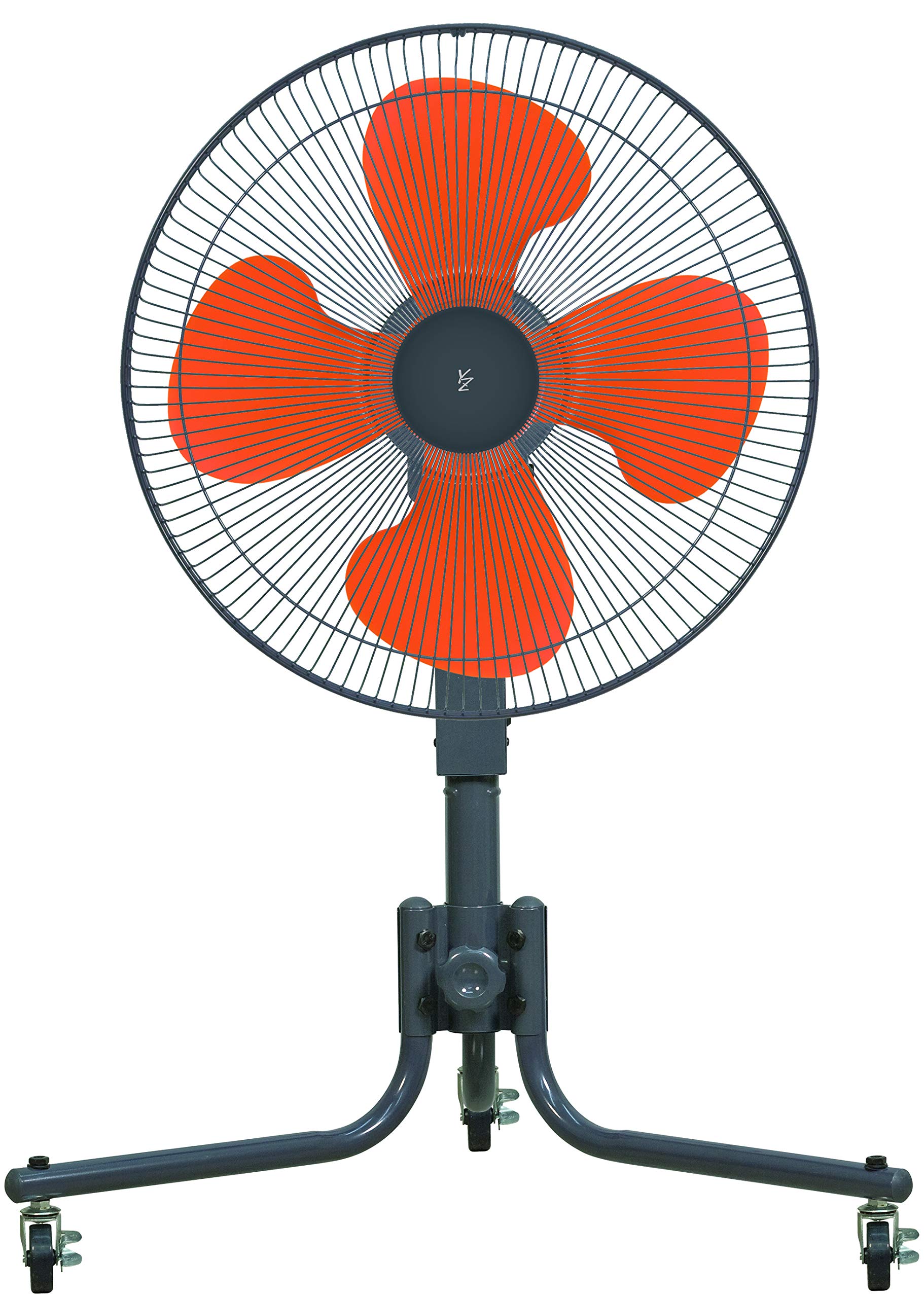 Amazon | 山善 扇風機 45cm 工業扇 キャスター式 押しボタン