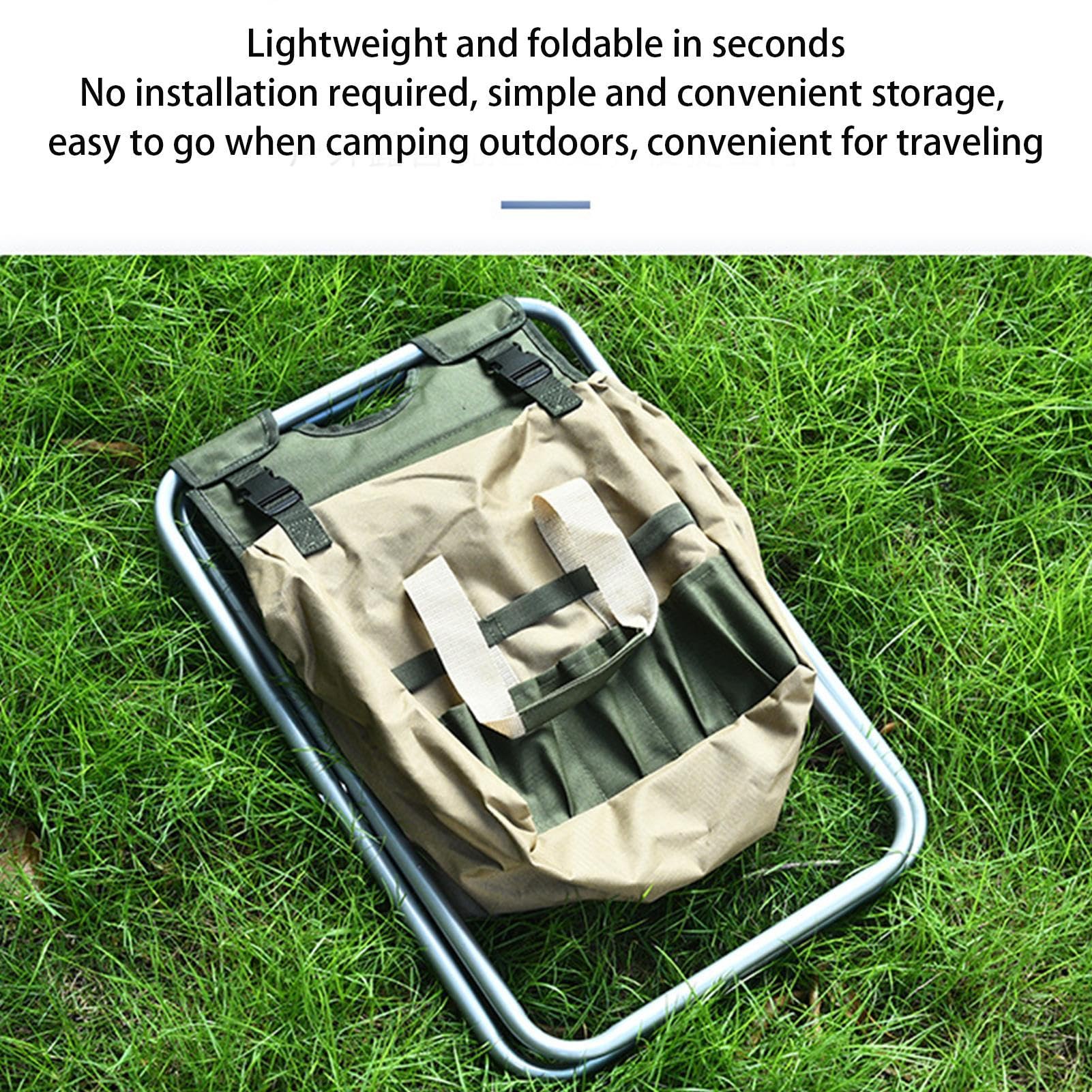 Sgabello Da Giardinaggio Portatile Indossabile - Leggero, Regge 150 Kg, Per Camping E Lavori All'Aperto