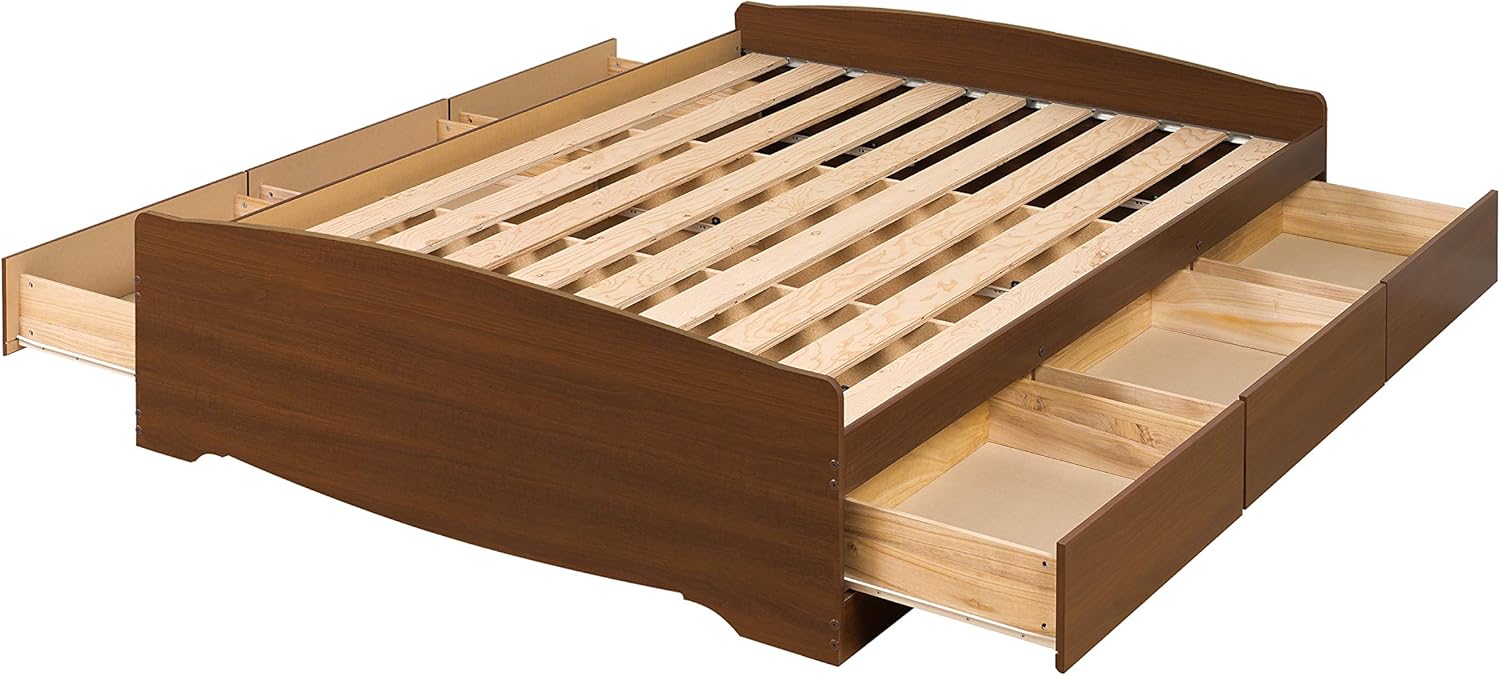 Prepac Mates Platform Storage Bed with 6 Drawers, Full, Black Black Kallisto Bookcase Headboard with Doors. Prepac Mates Platform Storage Bed with 6 Drawers, Full, Black Black Kallisto Bookcase Headboard with Doors.