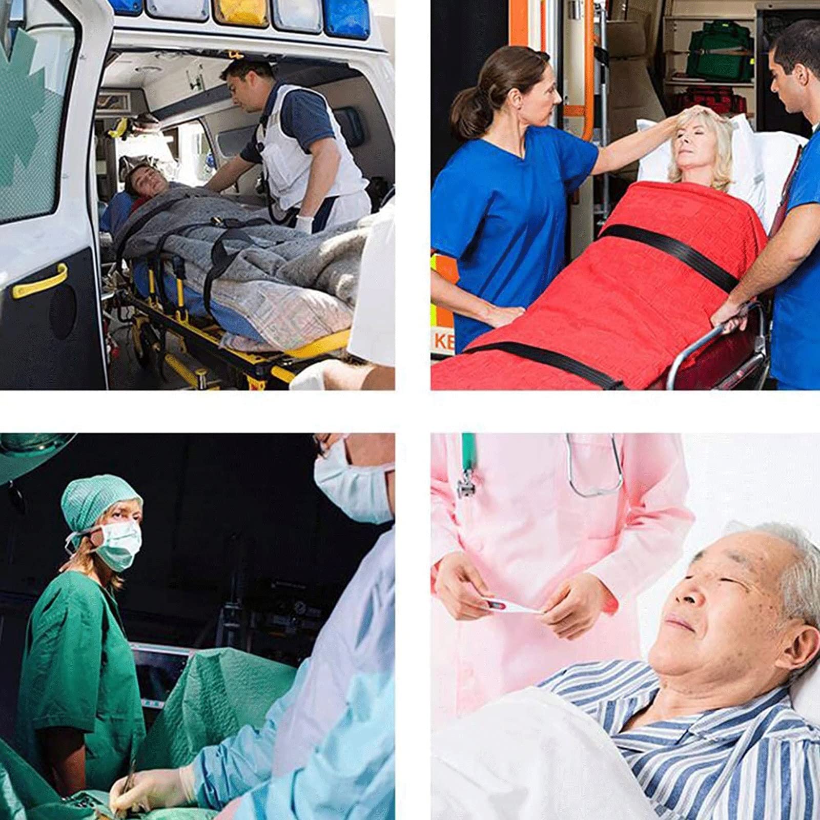 Daten Arnés Elevación Paciente Cuerpo Completo, Eslinga De Elevación De Pacientes, Cinturón De Transferencia De Escaleras, Elevador De Pacientes De Cuerpo Completo para Ancianos Discapacitados