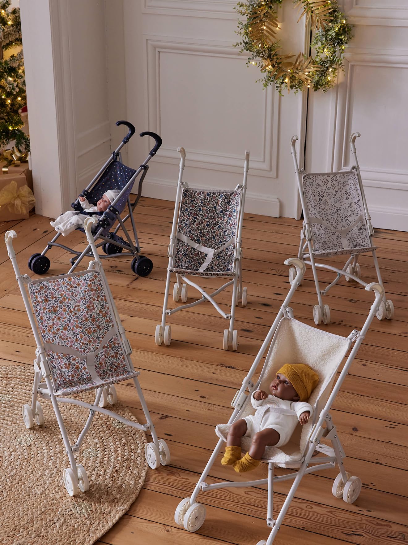 Vertbaudet Puppen-Buggy blau ONE Size