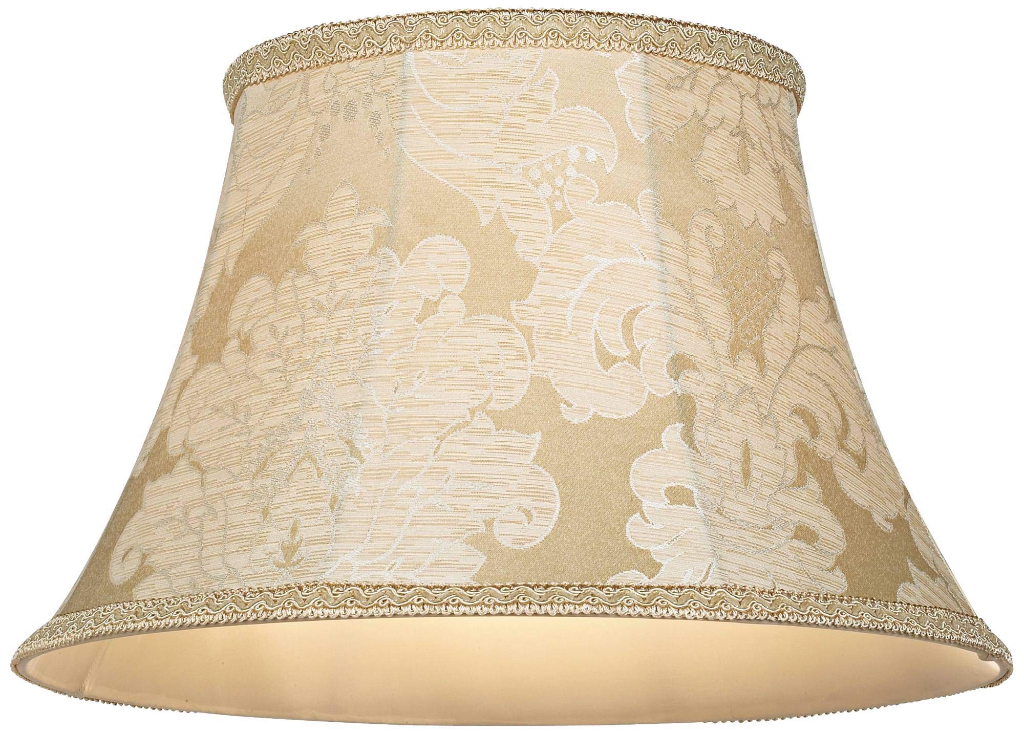 Ivory Brocade Large Lamp Shade 10
