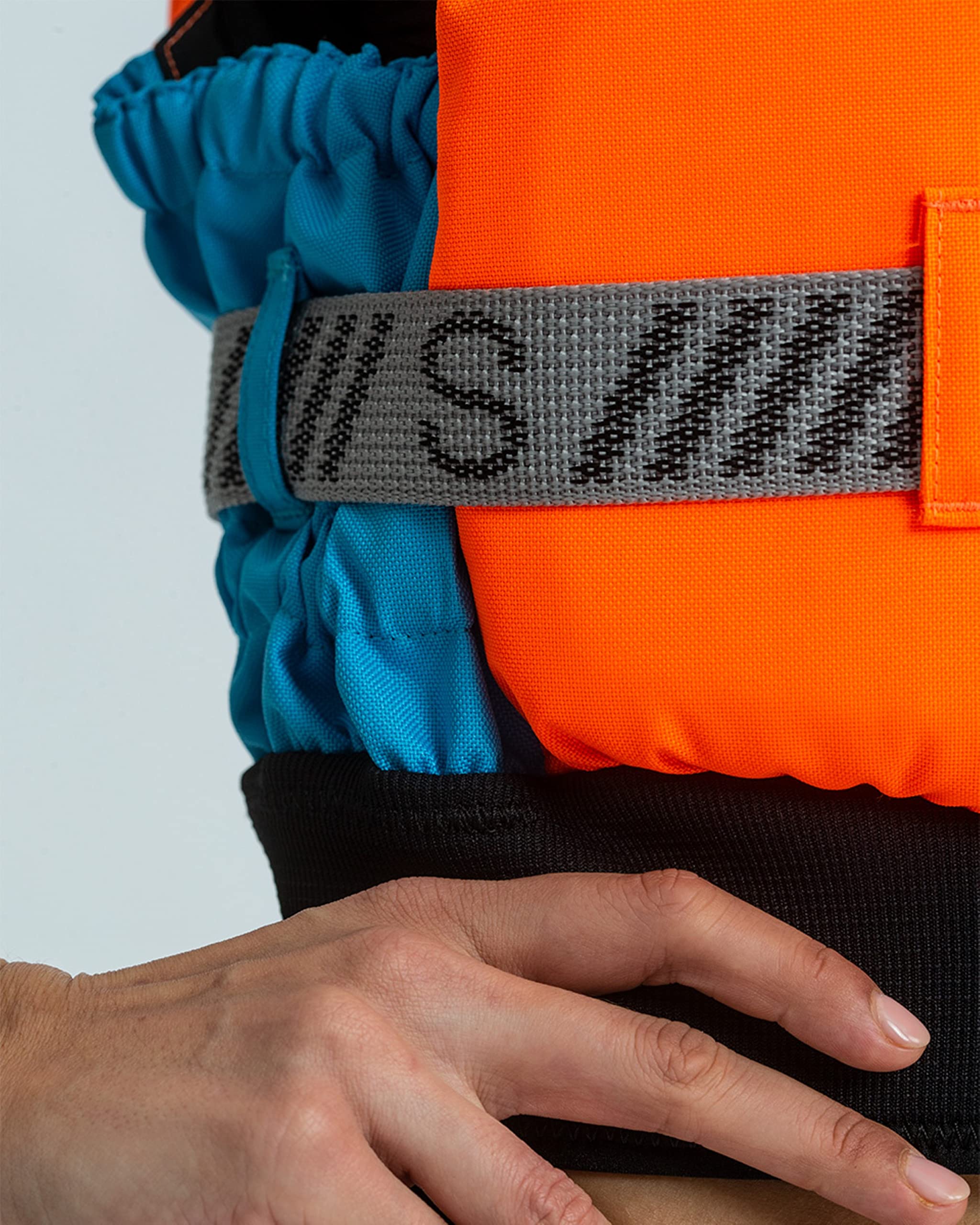 Jobe Rental Short Life Vest Chaleco salvavidas corto para barco, esquí acuático, chaleco para deportes acuáticos, para mujer, naranja, azul, talla 2XL
