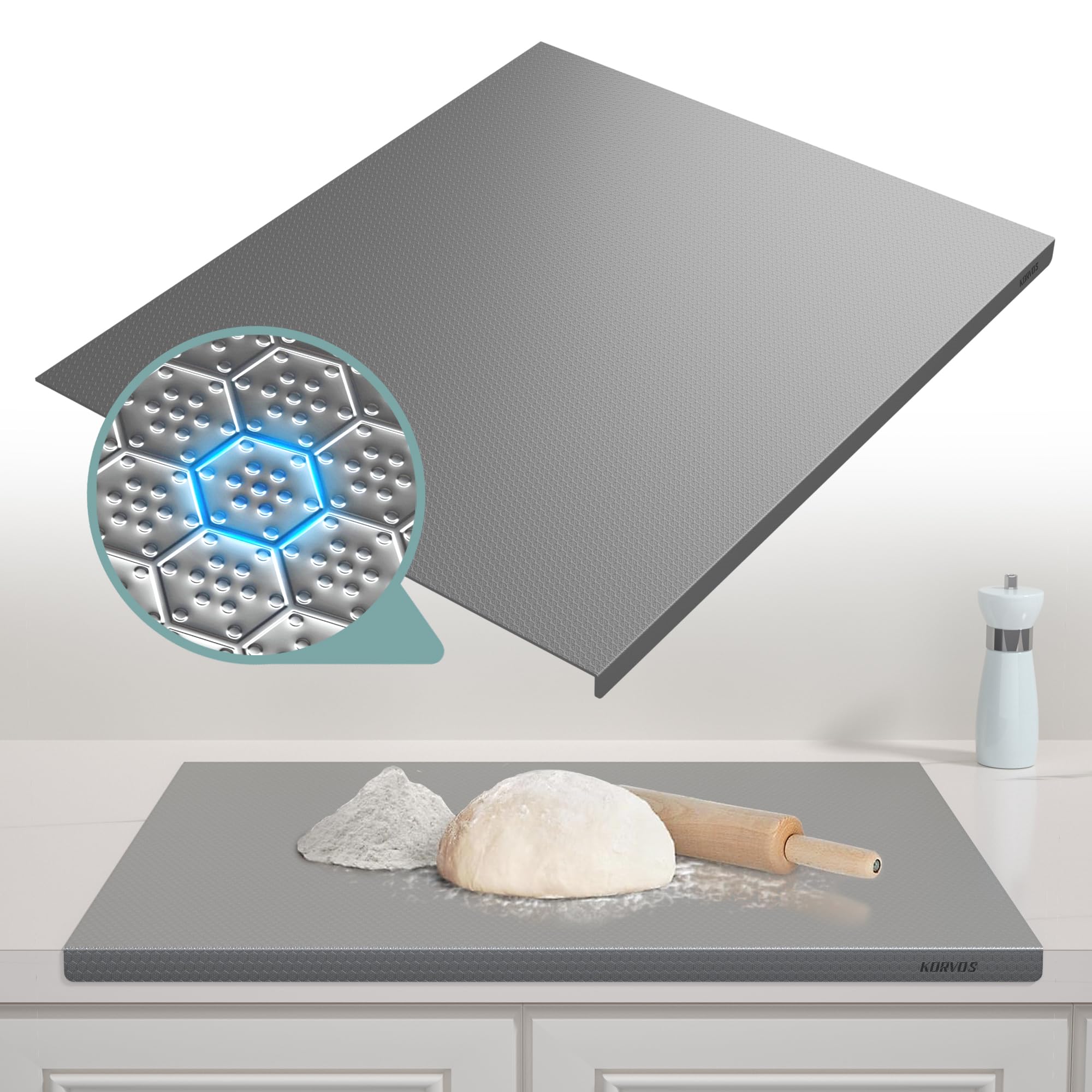 KORVOS 304 Stainless Steel Cutting Board