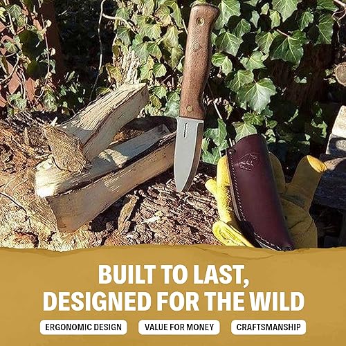 Miniatura 5 de Condor CTK232-4.3H cuchillo plano bushlore con mago de nogal