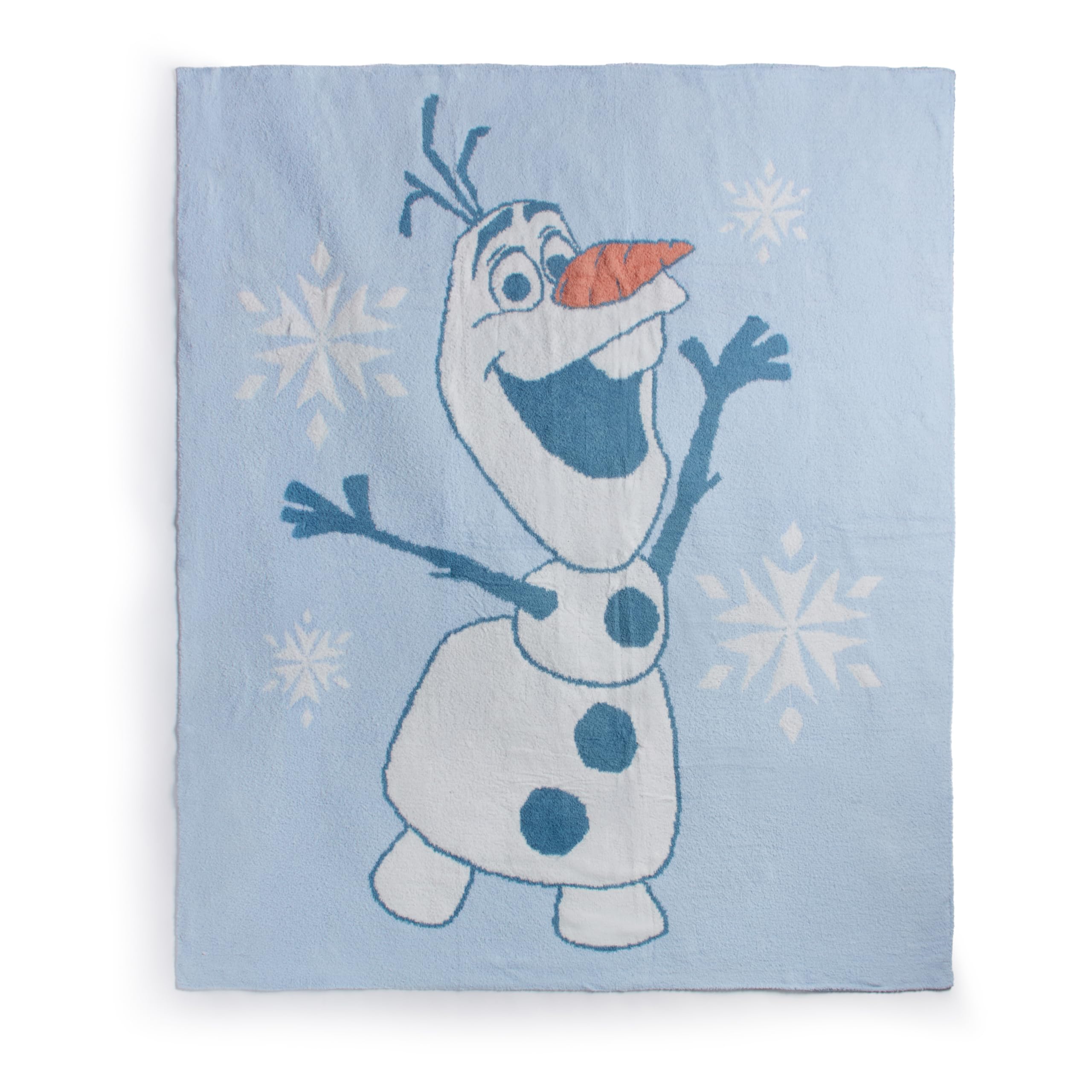 Jay Franco Kids Feather Knit Blanket – 50" x 60" Inch Soft &amp; Cozy Plush Throw for Bedroom &amp; Couch Décor, Official Licensed Product, Blue - Frozen