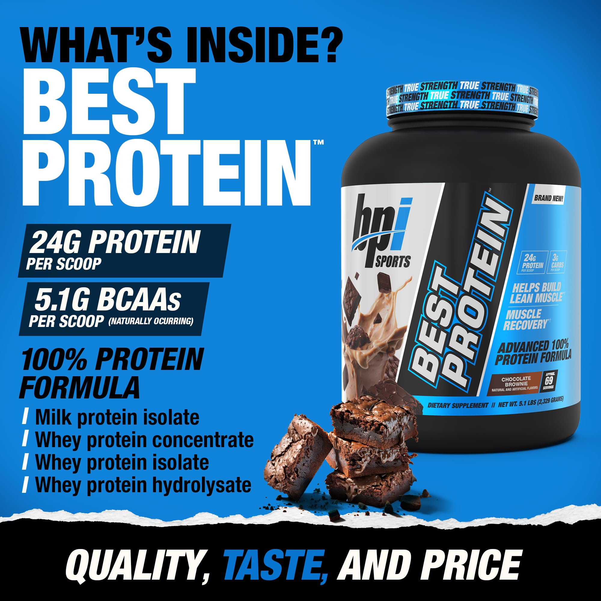 Amazon.com: BPI Sports Best Protein – 100% Whey Protein Powder